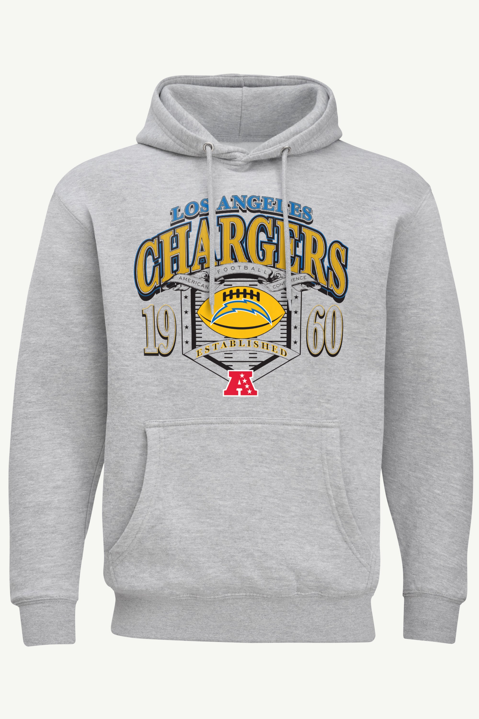 MENS LOS ANGELES CHARGERS 80s INSPIRED FIELD HOODIE View 1