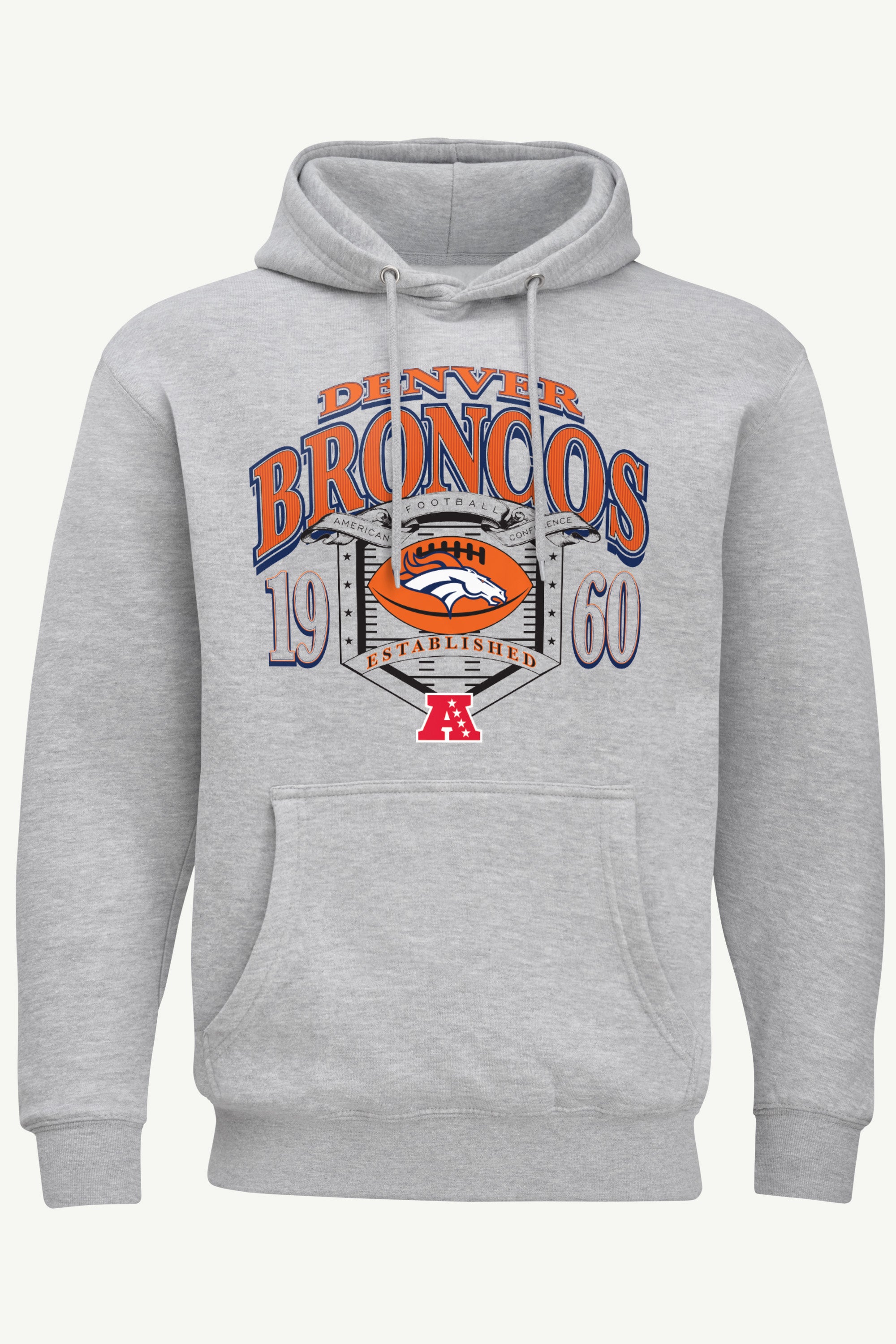 MENS DENVER BRONCOS 80s INSPIRED FIELD HOODIE View 1 | Men's Hoodies