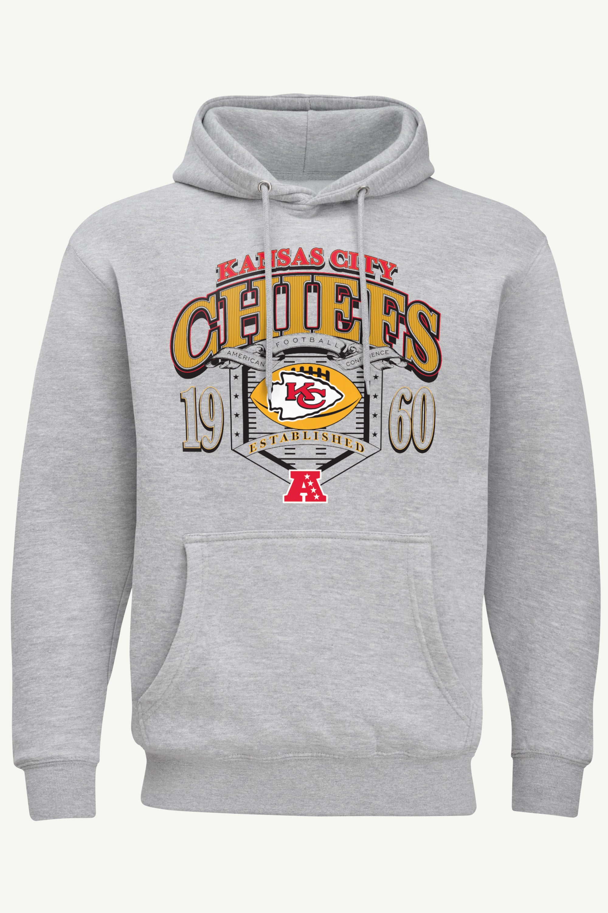 MENS KANSAS CITY CHIEFS 80s INSPIRED FIELD HOODIE View 1 | Men's Hoodies