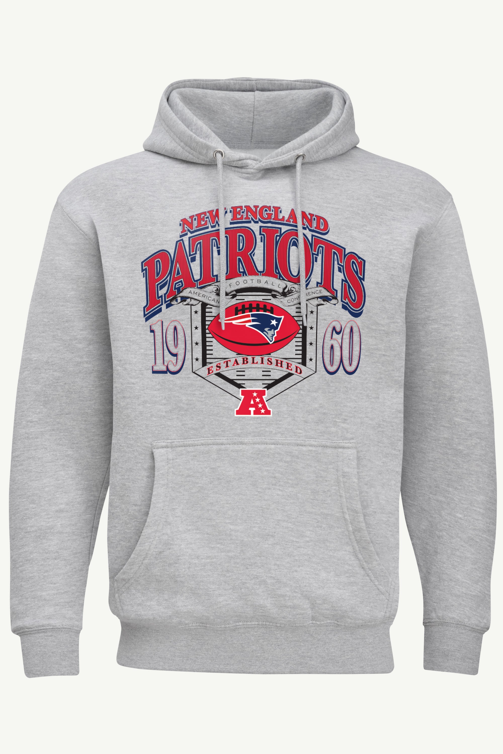 MENS NEW ENGLAND PATRIOTS 80s INSPIRED FIELD HOODIE View 1 | NFL