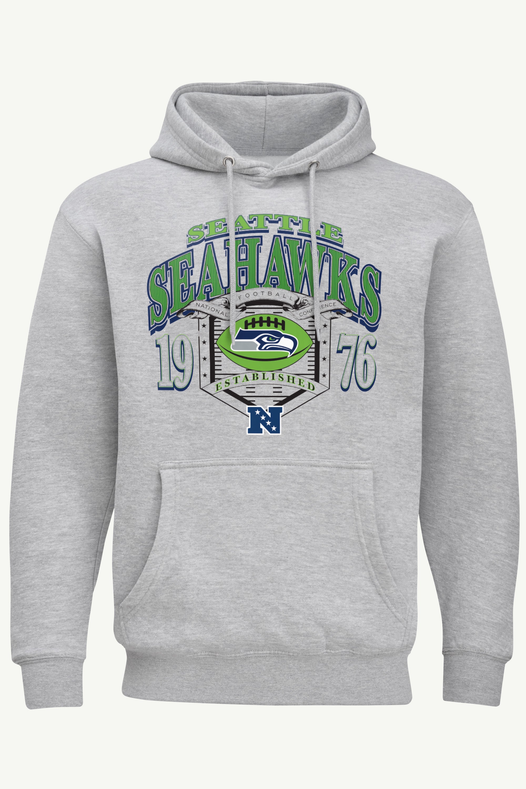 MENS SEATTLE SEAHAWKS 80s INSPIRED FIELD HOODIE View 1 | NFL