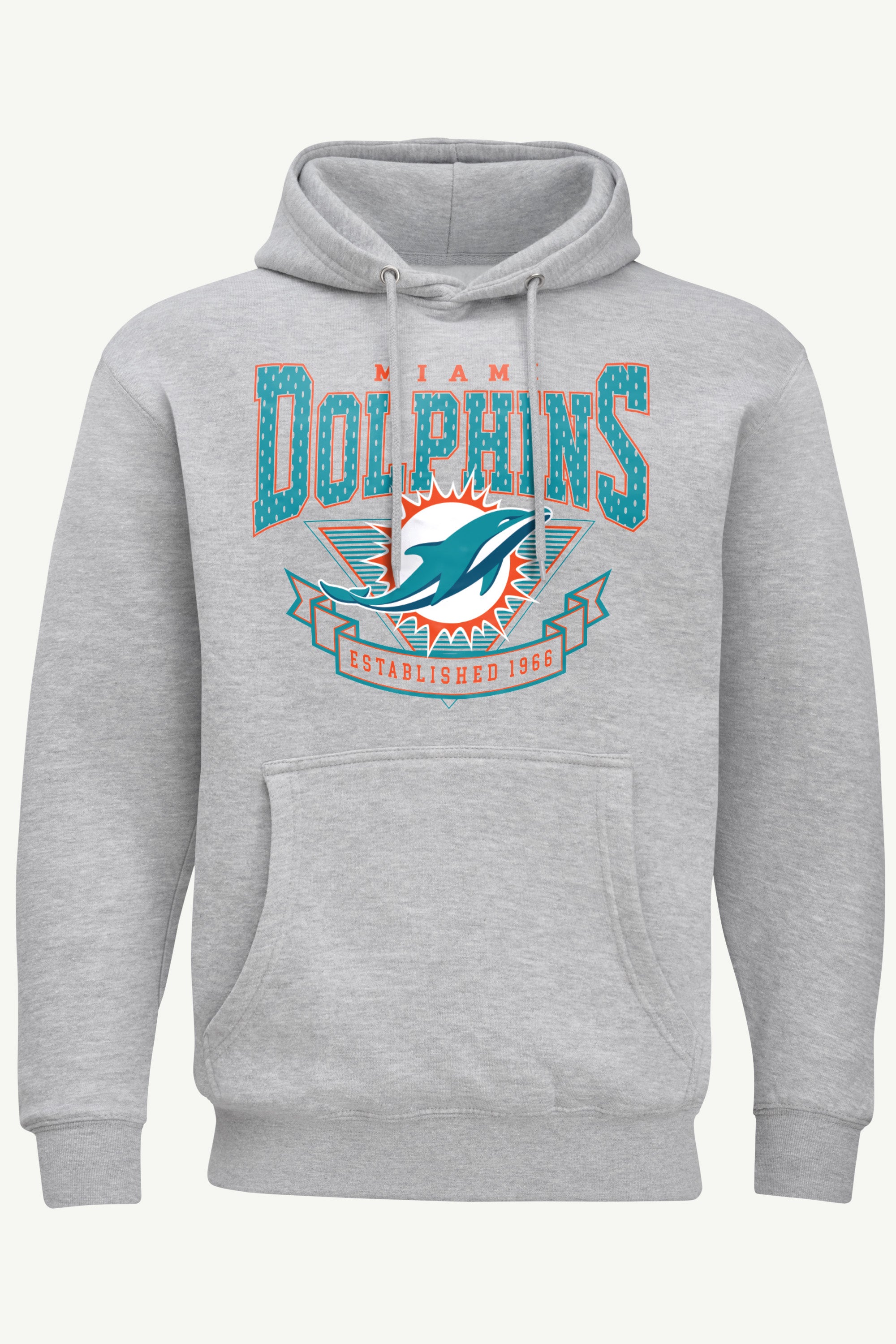 MENS MIAMI DOLPHINS 80's INSPIRED HOODIE View 1 | Miami Dolphins