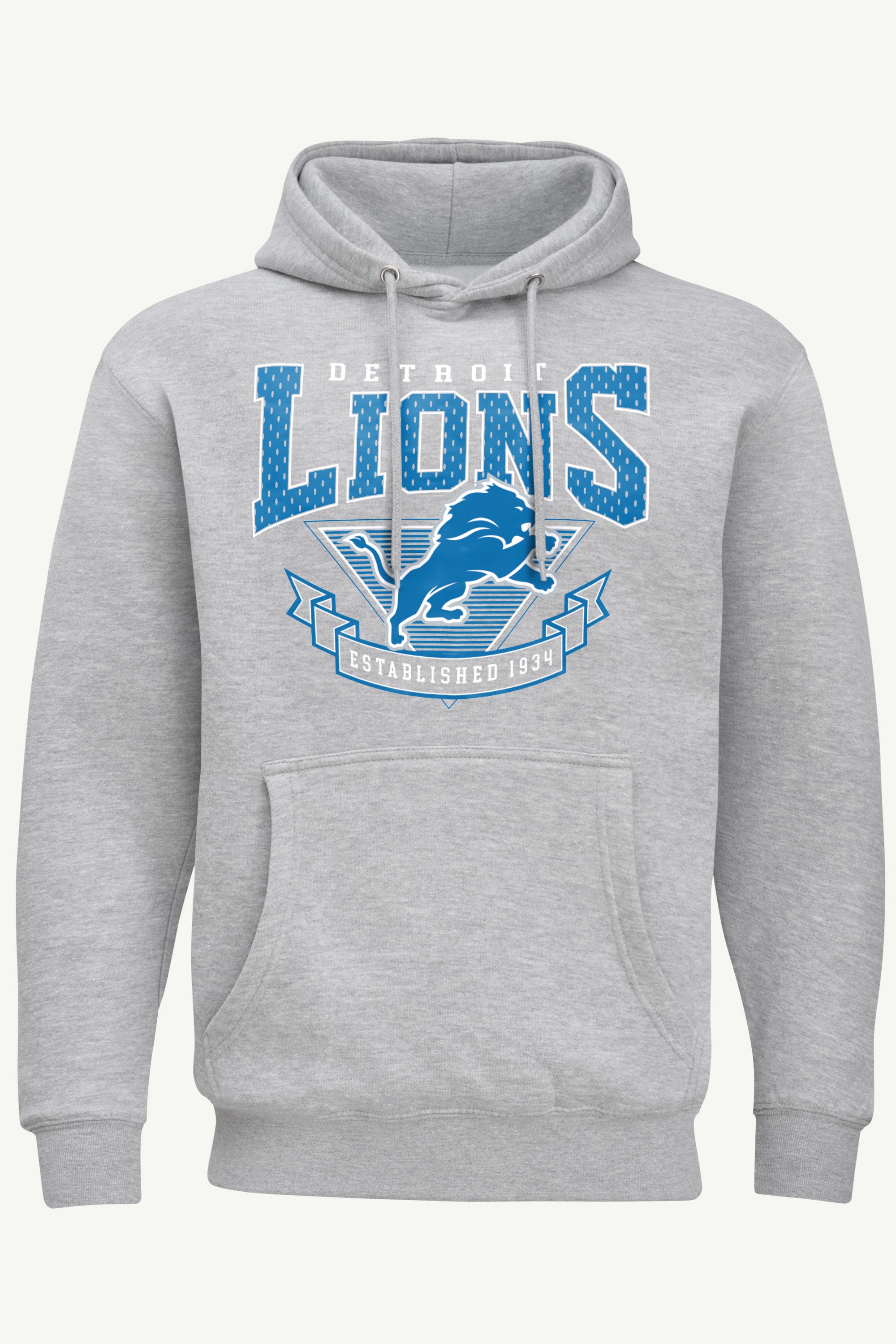 MENS DETROIT LIONS 80's INSPIRED HOODIE View 1 | Detroit Lions