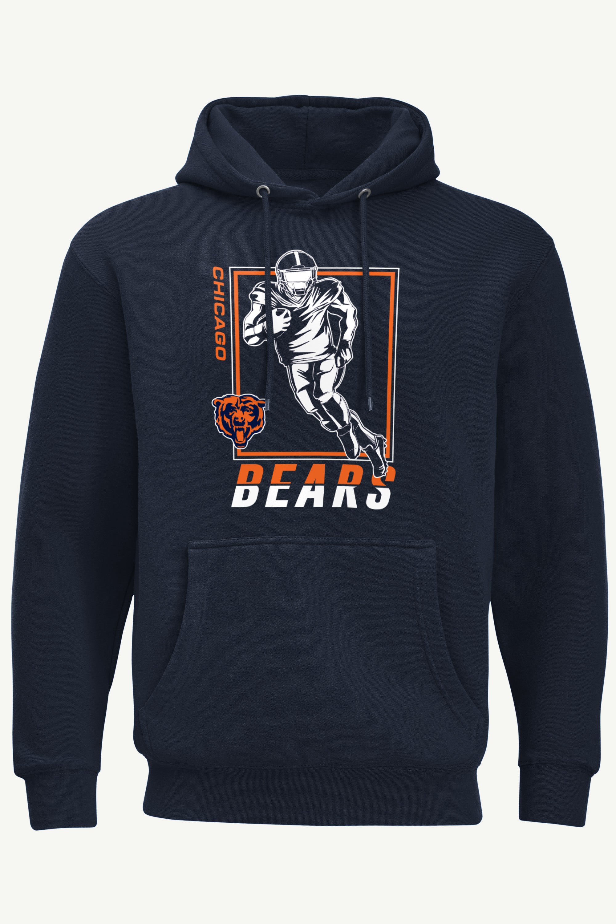 MENS CHICAGO BEARS PLAYER GRID HOODIE View 1 | Chicago Bears
