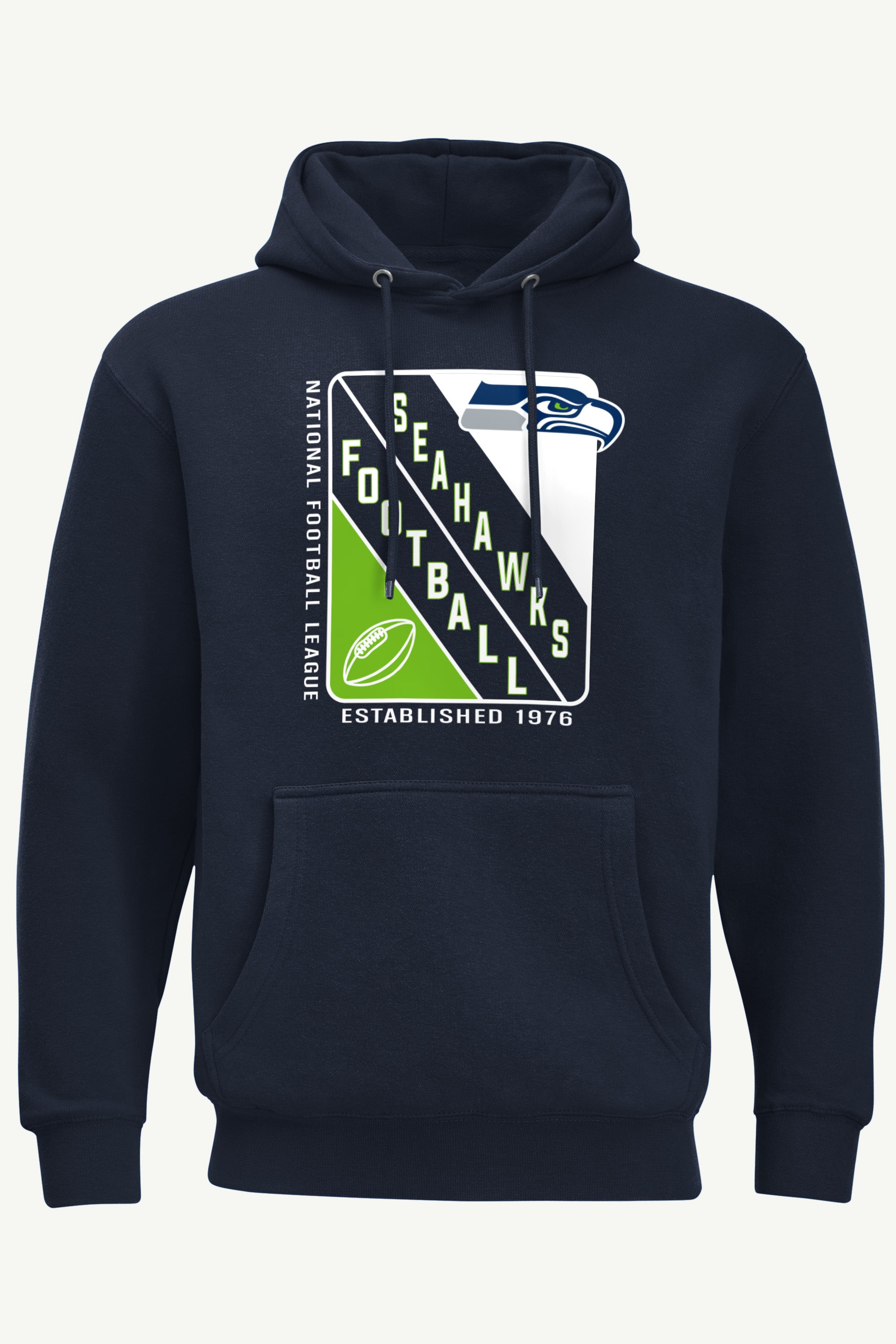 MENS SEATTLE SEAHAWKS SHIELD LOGO HOODIE View 1