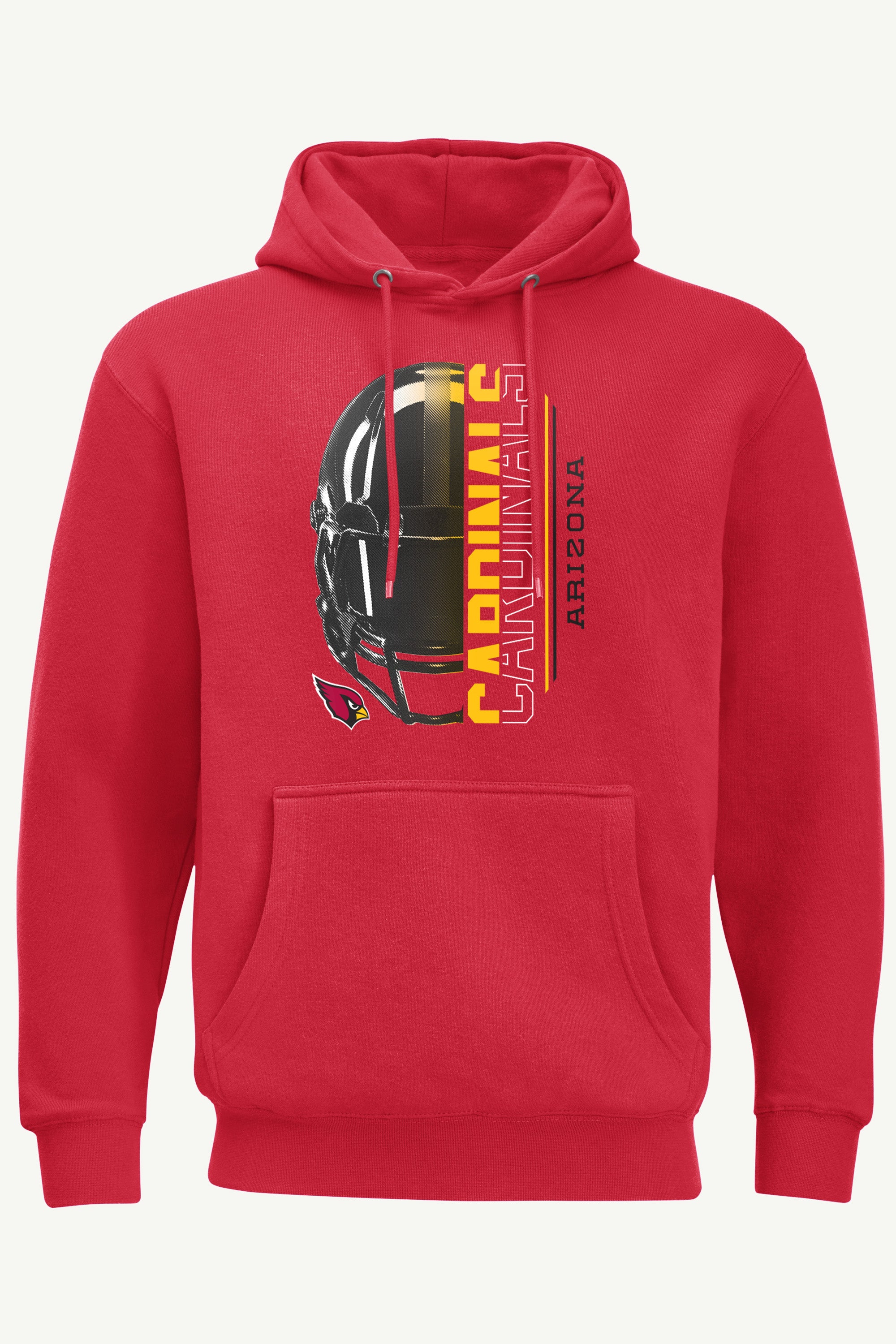 MENS ARIZONA CARDINALS HALF HELMET HOODIE View 1
