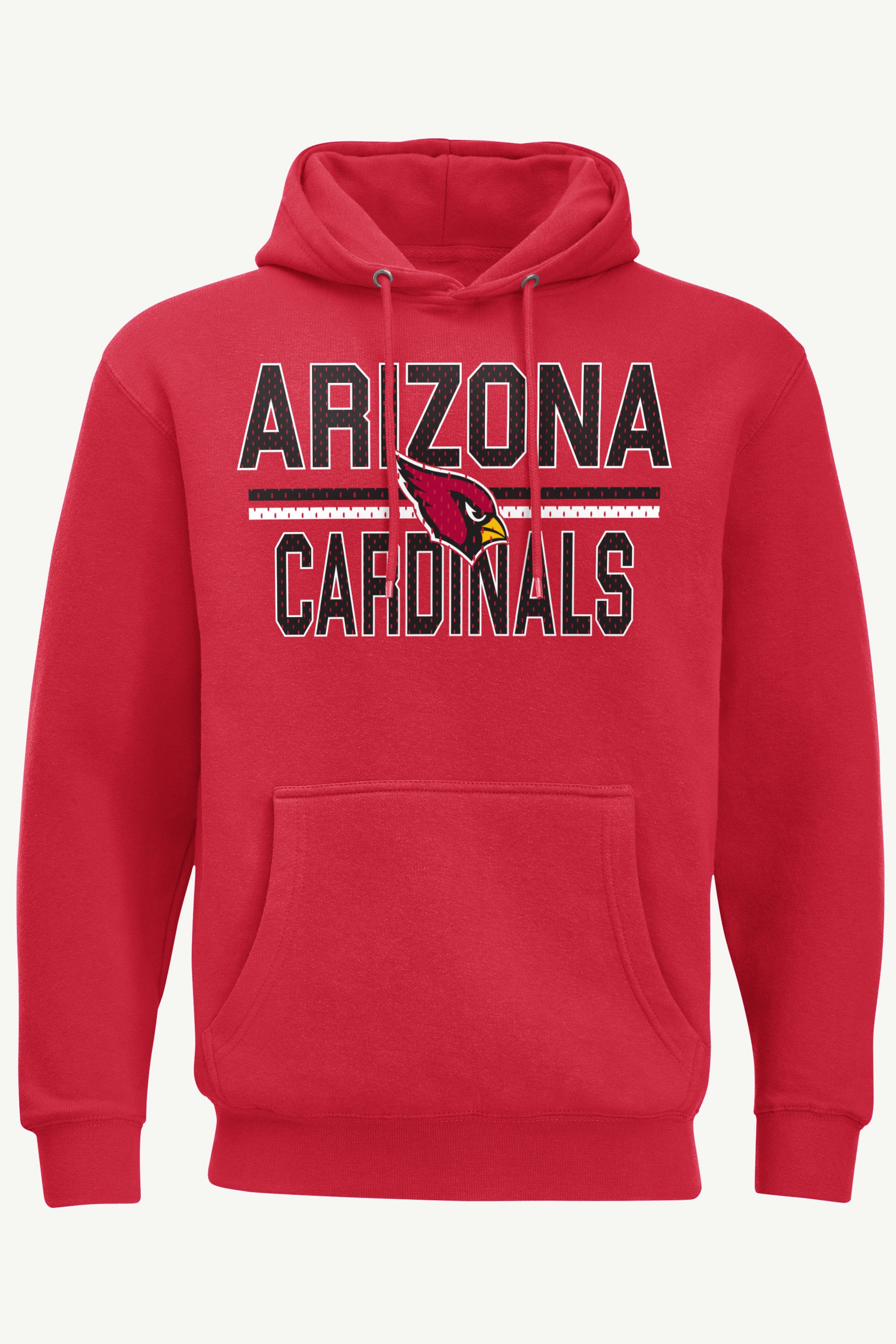MENS ARIZONA CARDINALS MESH LOOK HOODIE View 1 | Arizona Cardinals
