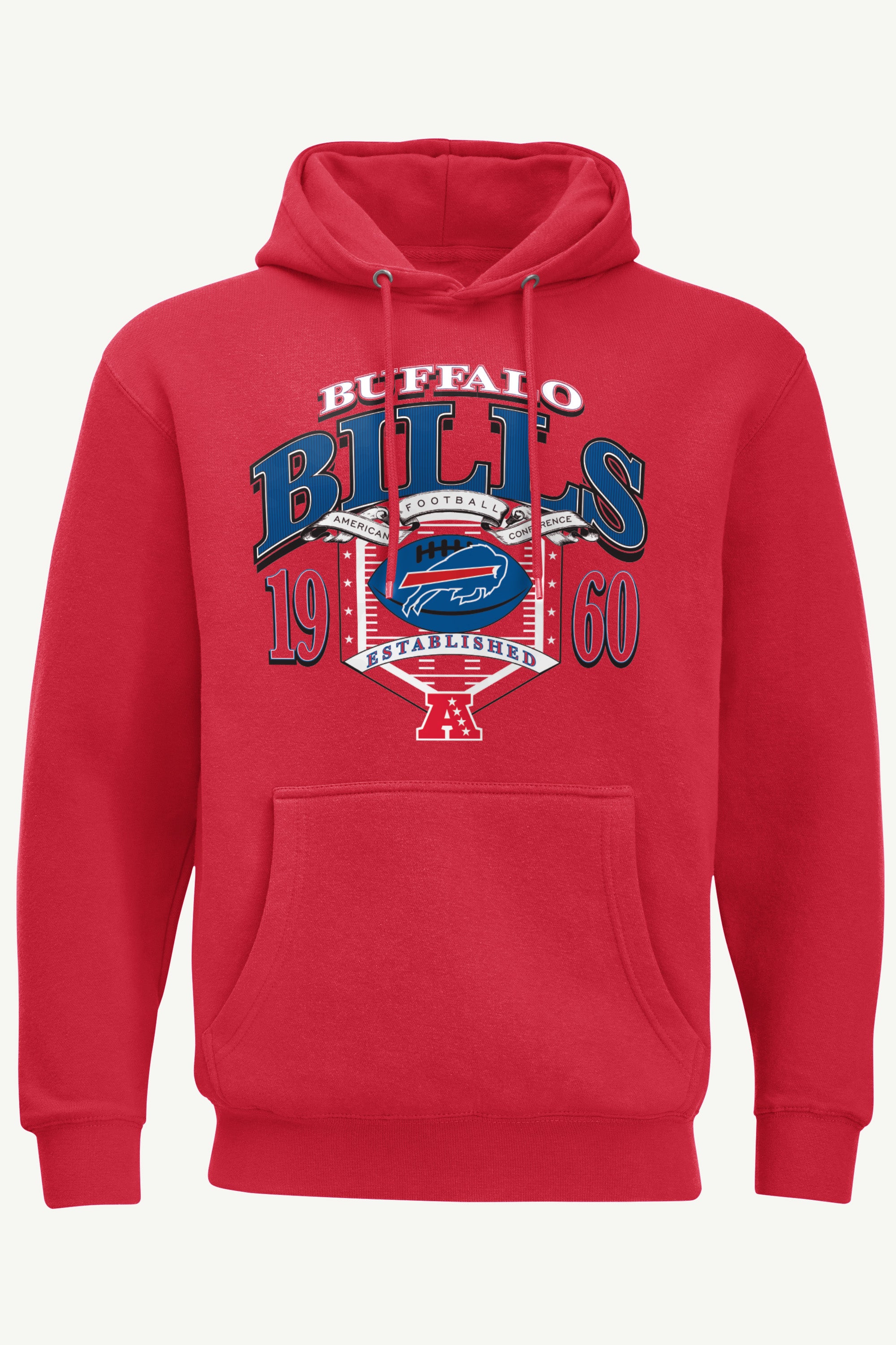 MENS BUFFALO BILLS 80s INSPIRED FIELD HOODIE View 1