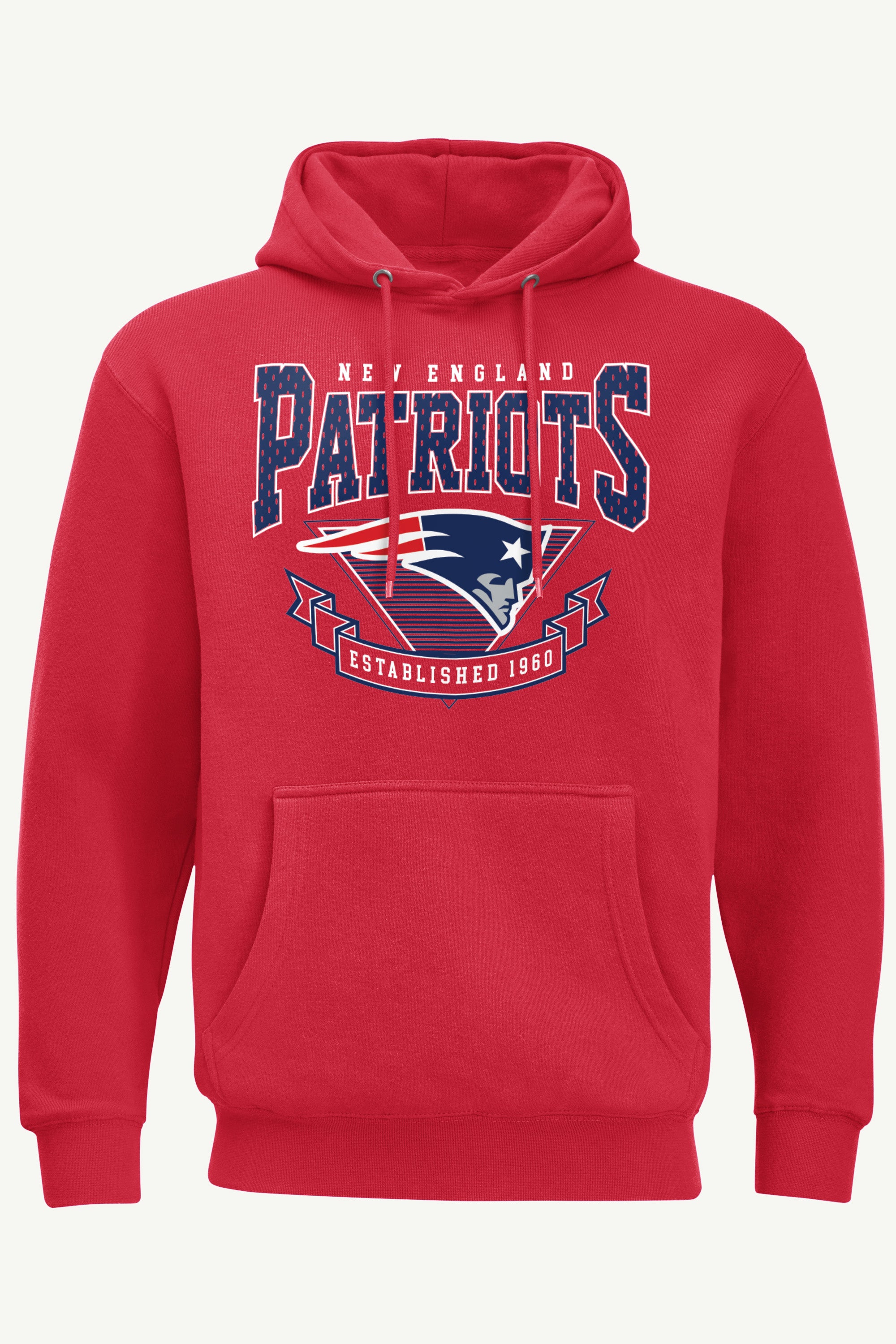 Mens New England Patriots 80's Inspired Hoodie NFL Starter