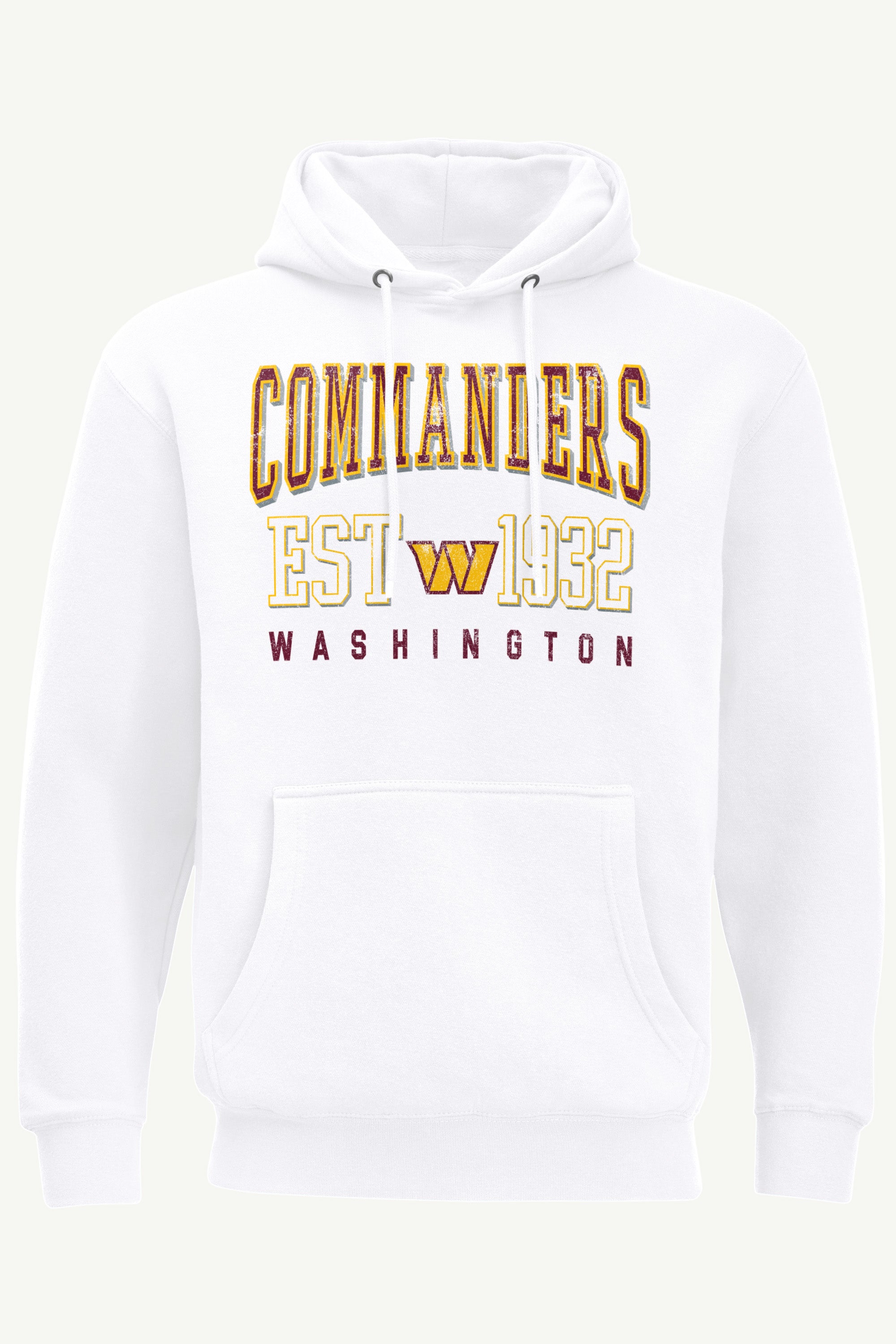 MENS WASHINGTON COMMANDERS RETRO HOODIE View 1 | Washington Commanders