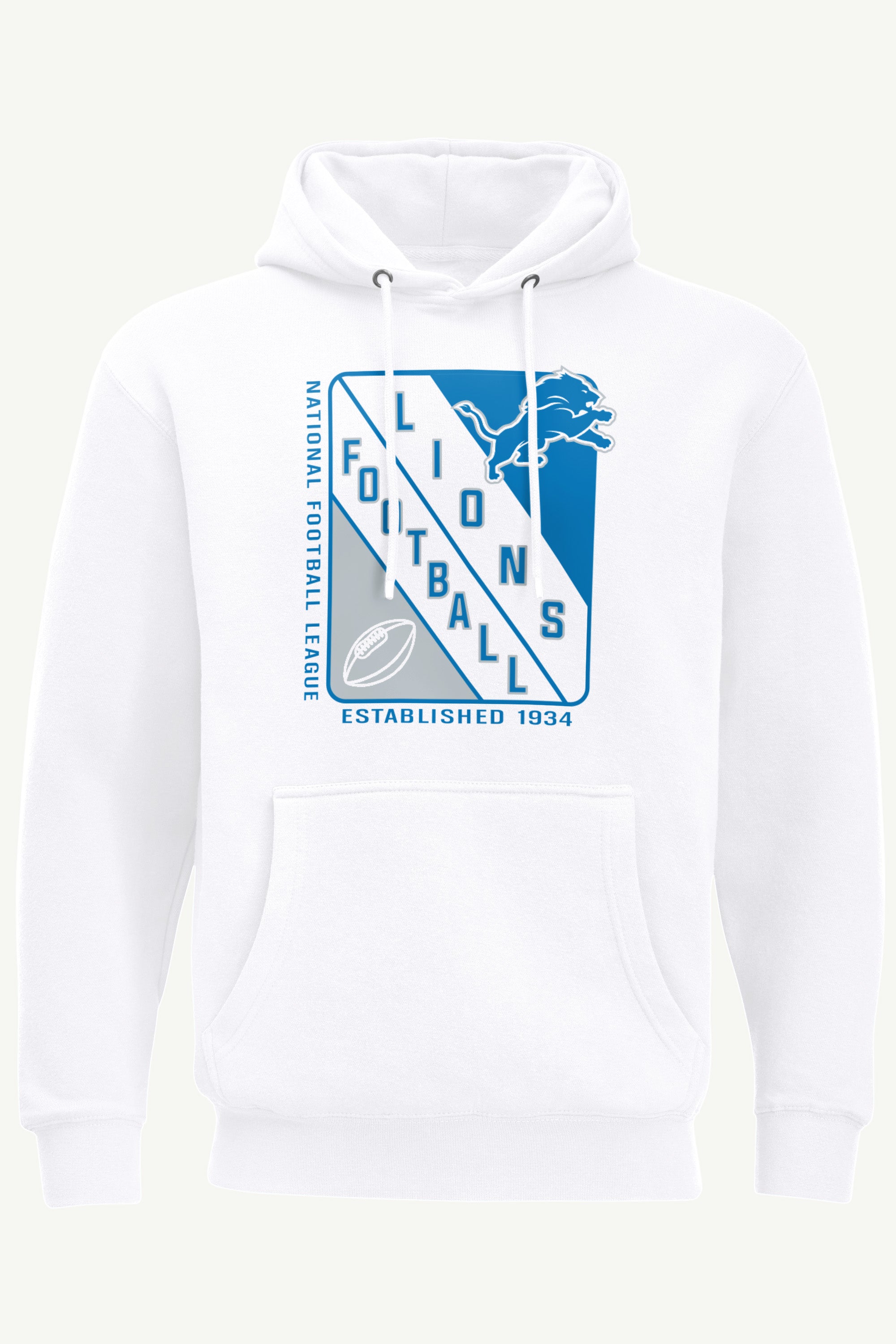 MENS DETROIT LIONS SHIELD LOGO HOODIE View 1 | Detroit Lions