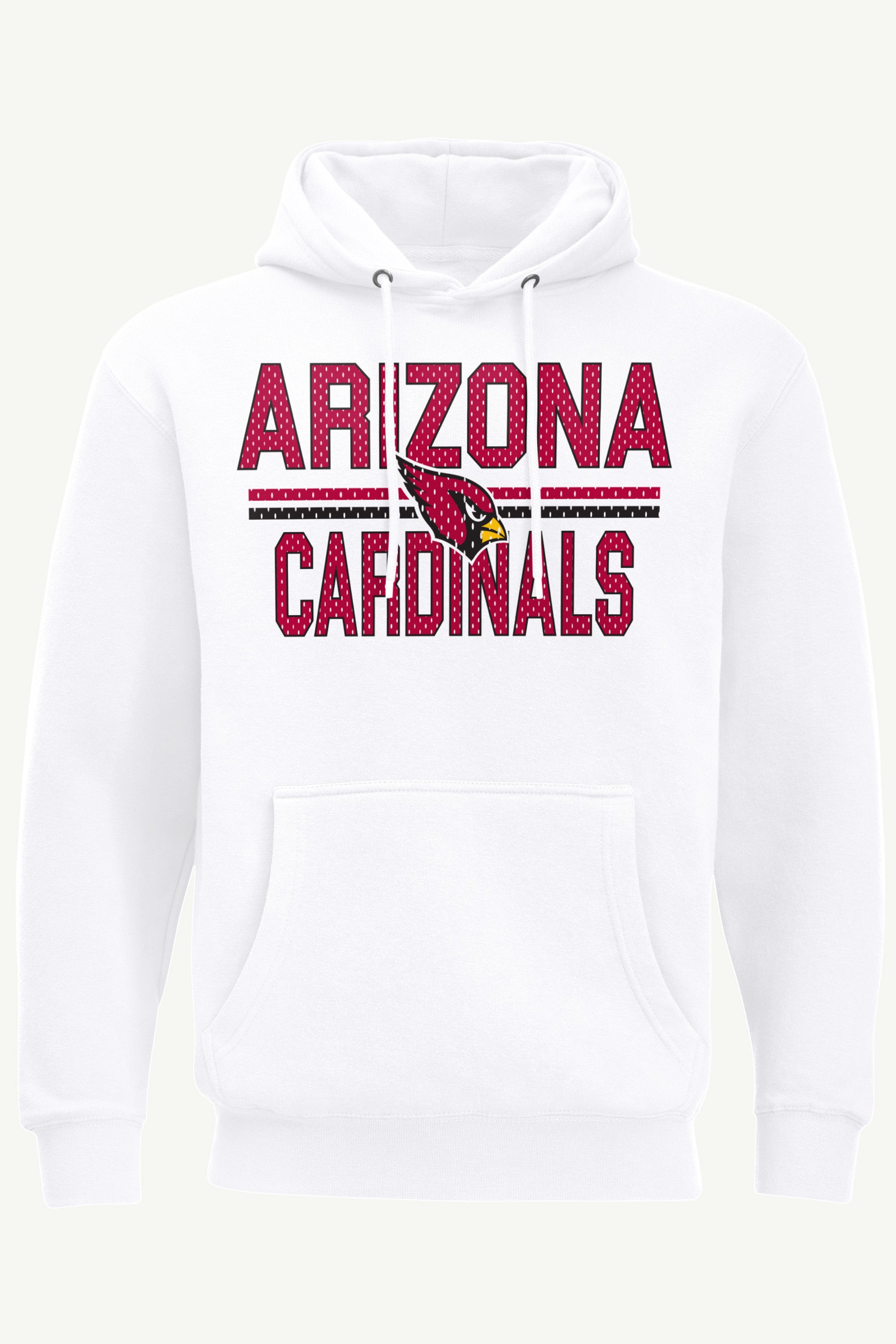 MENS ARIZONA CARDINALS MESH LOOK HOODIE View 1 | Arizona Cardinals