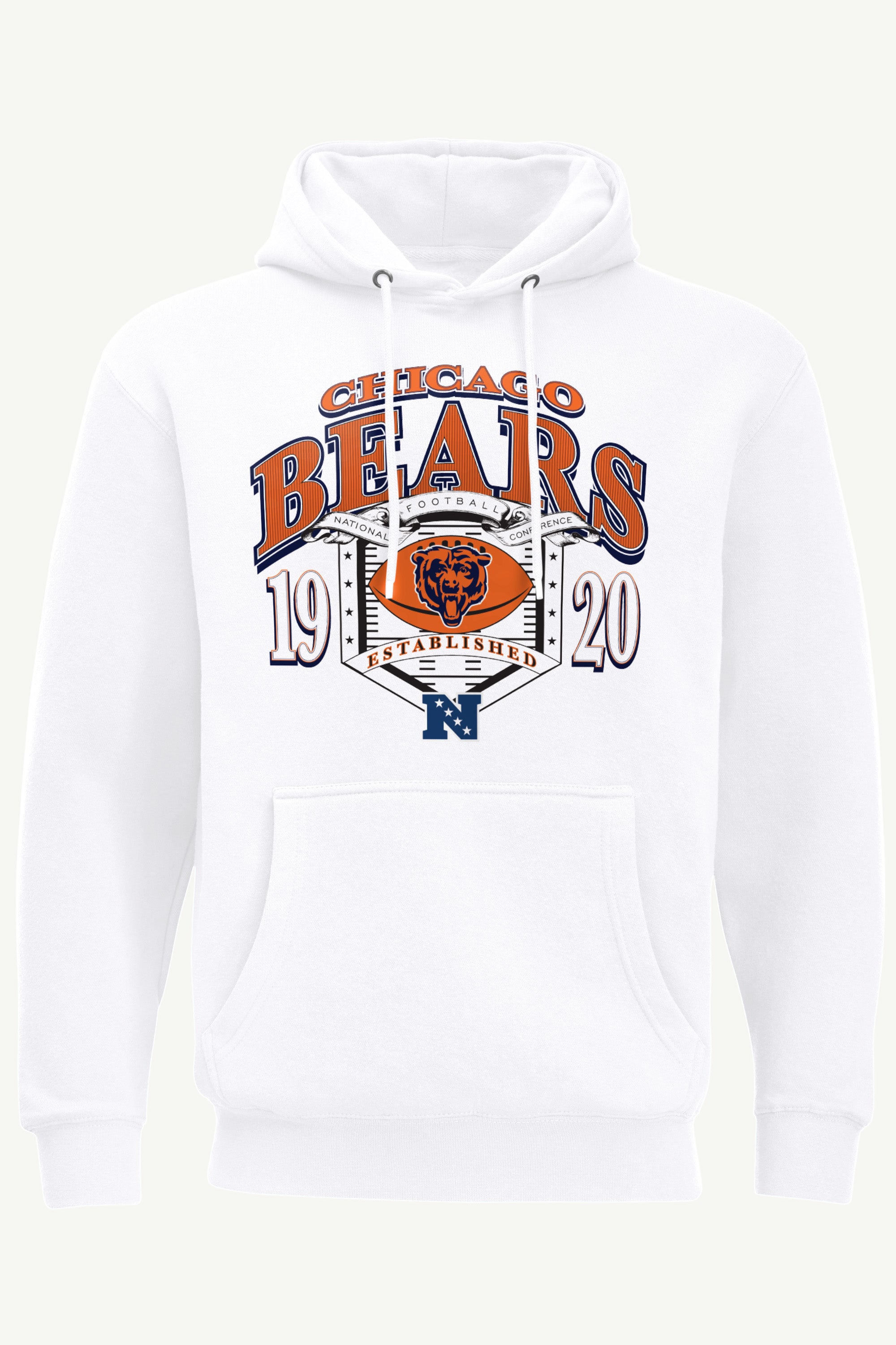 MENS CHICAGO BEARS 80s INSPIRED FIELD HOODIE View 1