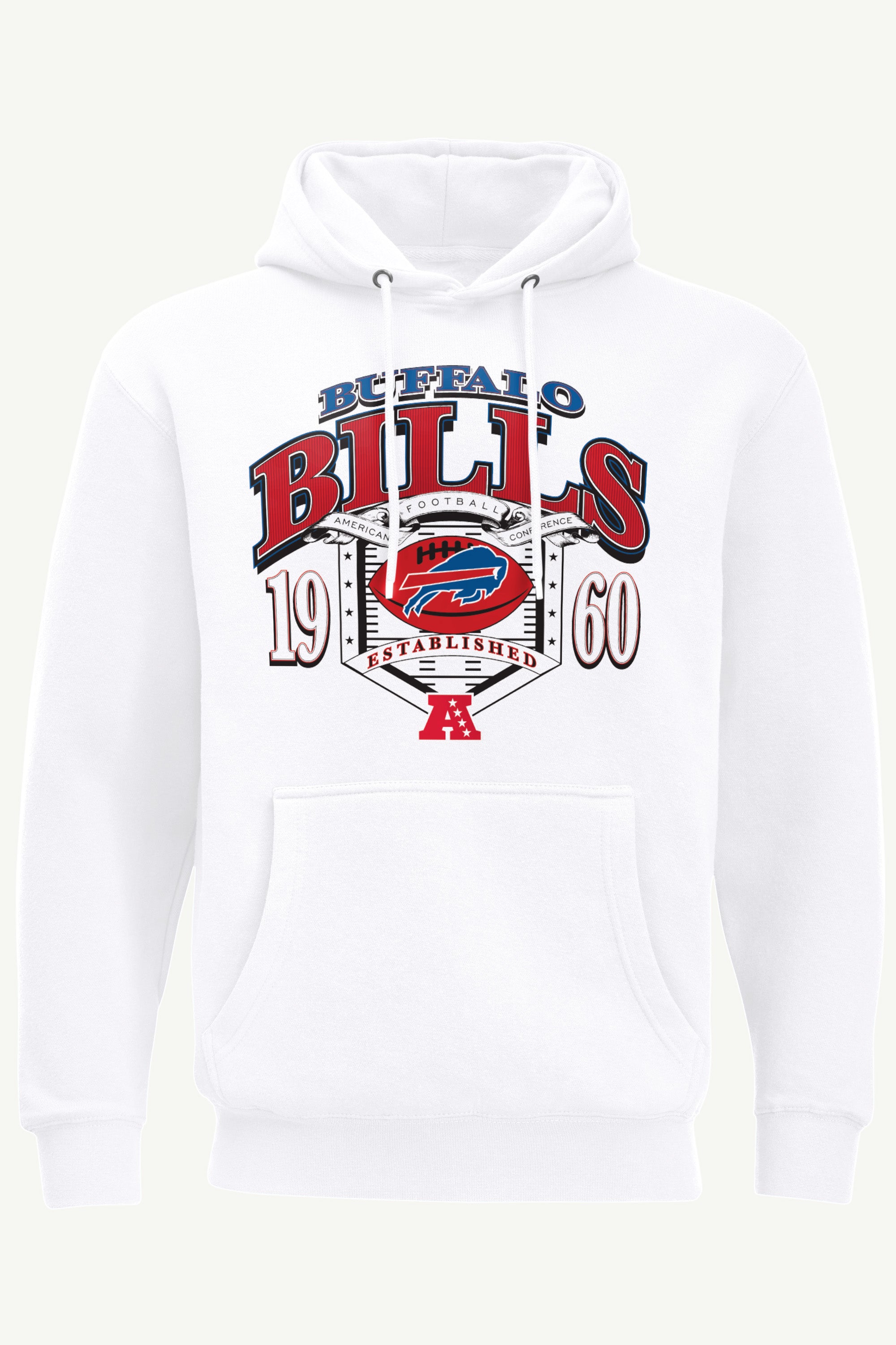 MENS BUFFALO BILLS 80s INSPIRED FIELD HOODIE View 1 | Men's Hoodies