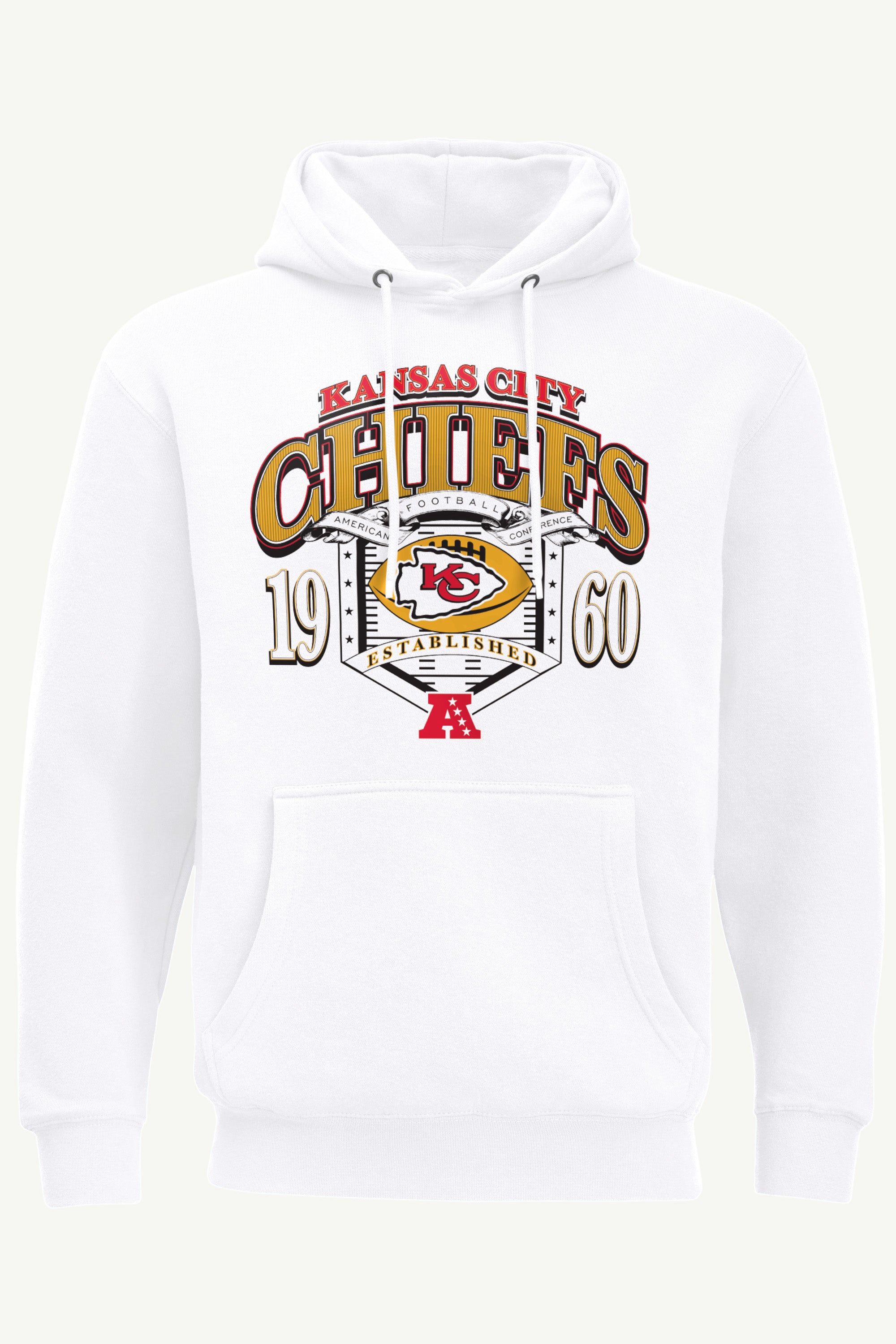 MENS KANSAS CITY CHIEFS 80s INSPIRED FIELD HOODIE View 1 | Men's Hoodies