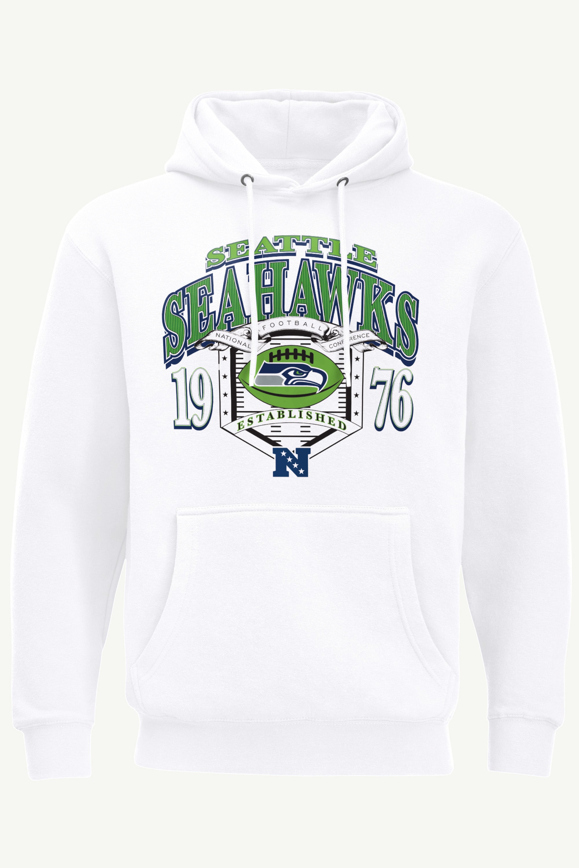MENS SEATTLE SEAHAWKS 80s INSPIRED FIELD HOODIE View 1 | NFL