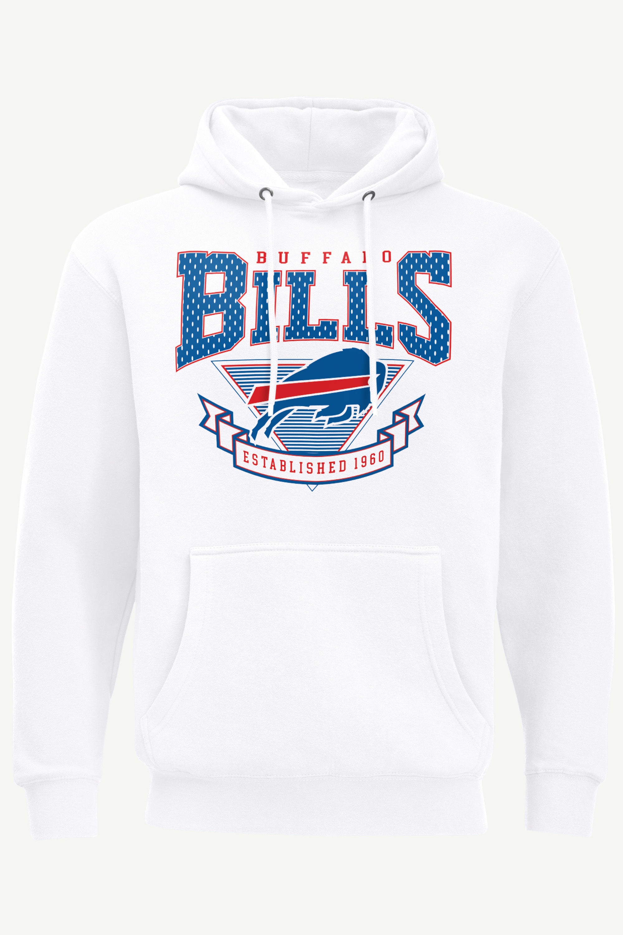 MENS BUFFALO BILLS 80's INSPIRED HOODIE View 1 | Men's Hoodies