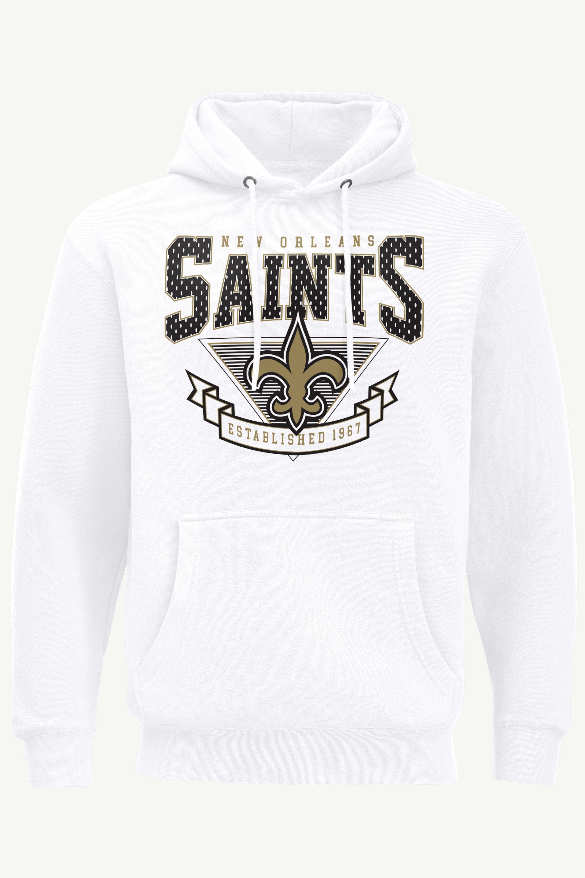 MENS NEW ORLEANS SAINTS 80's INSPIRED HOODIE View 1 | NFL