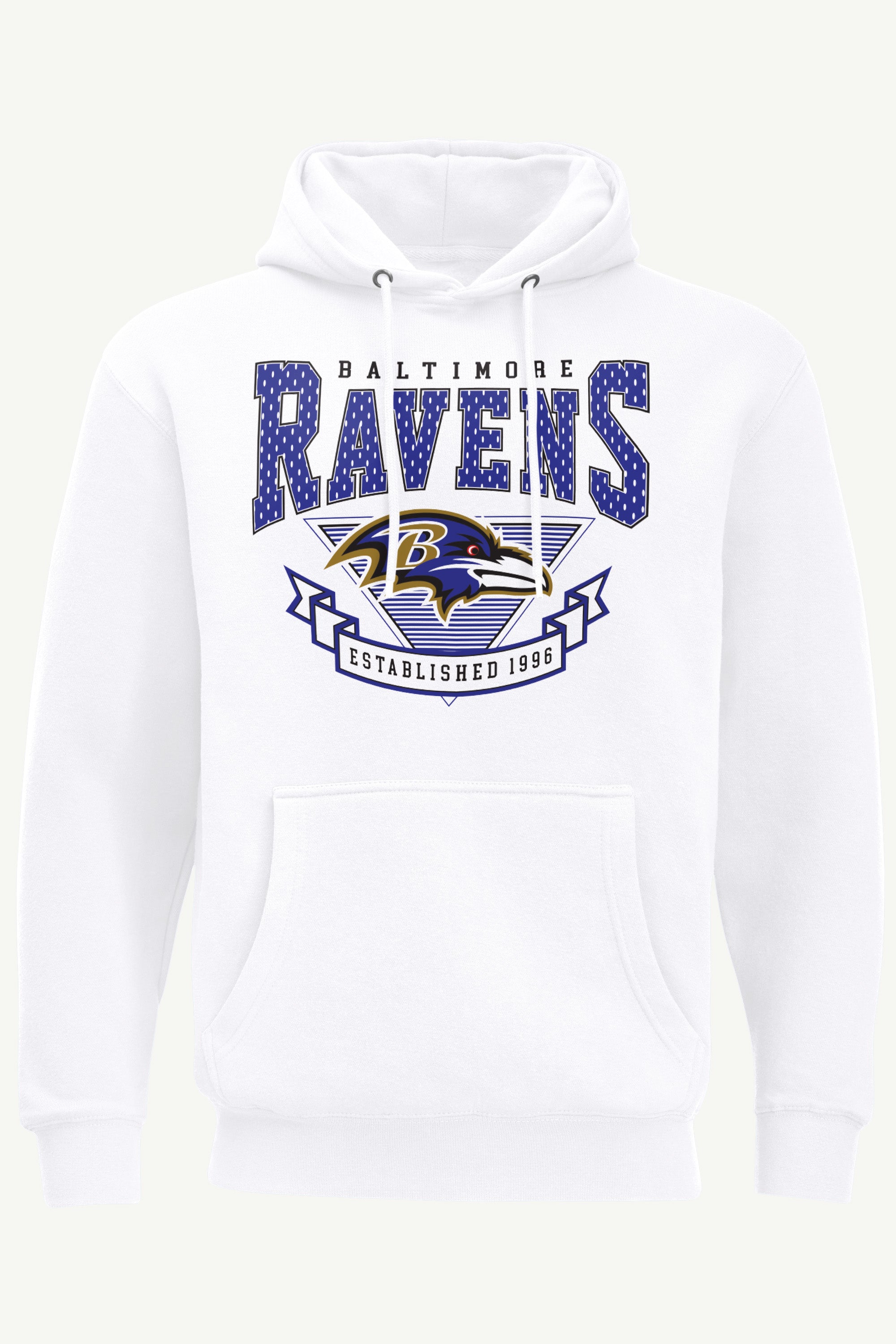 MENS BALTIMORE RAVENS 80's INSPIRED HOODIE View 1 | Baltimore Ravens