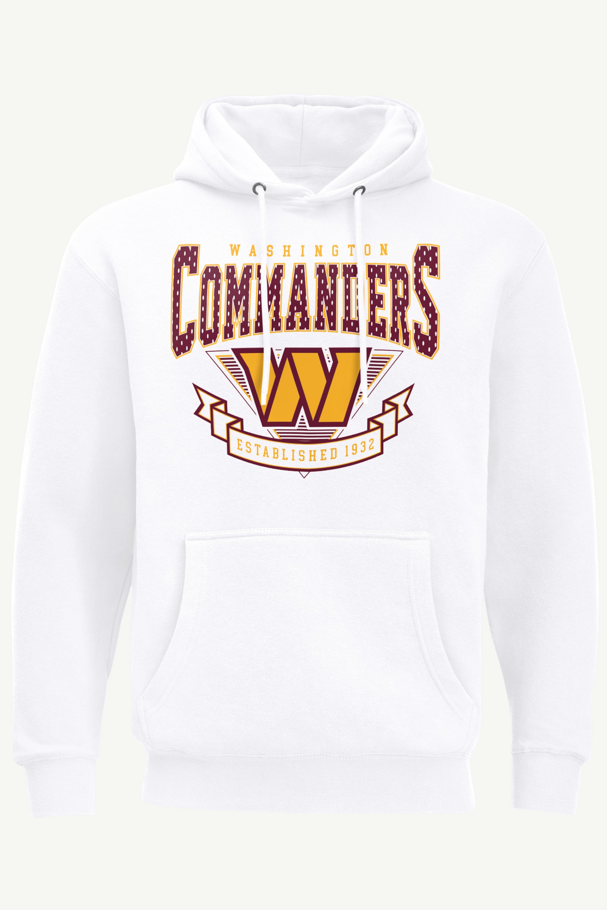 MENS WASHINGTON COMMANDERS 80's INSPIRED HOODIE View 1 | Washington Commanders