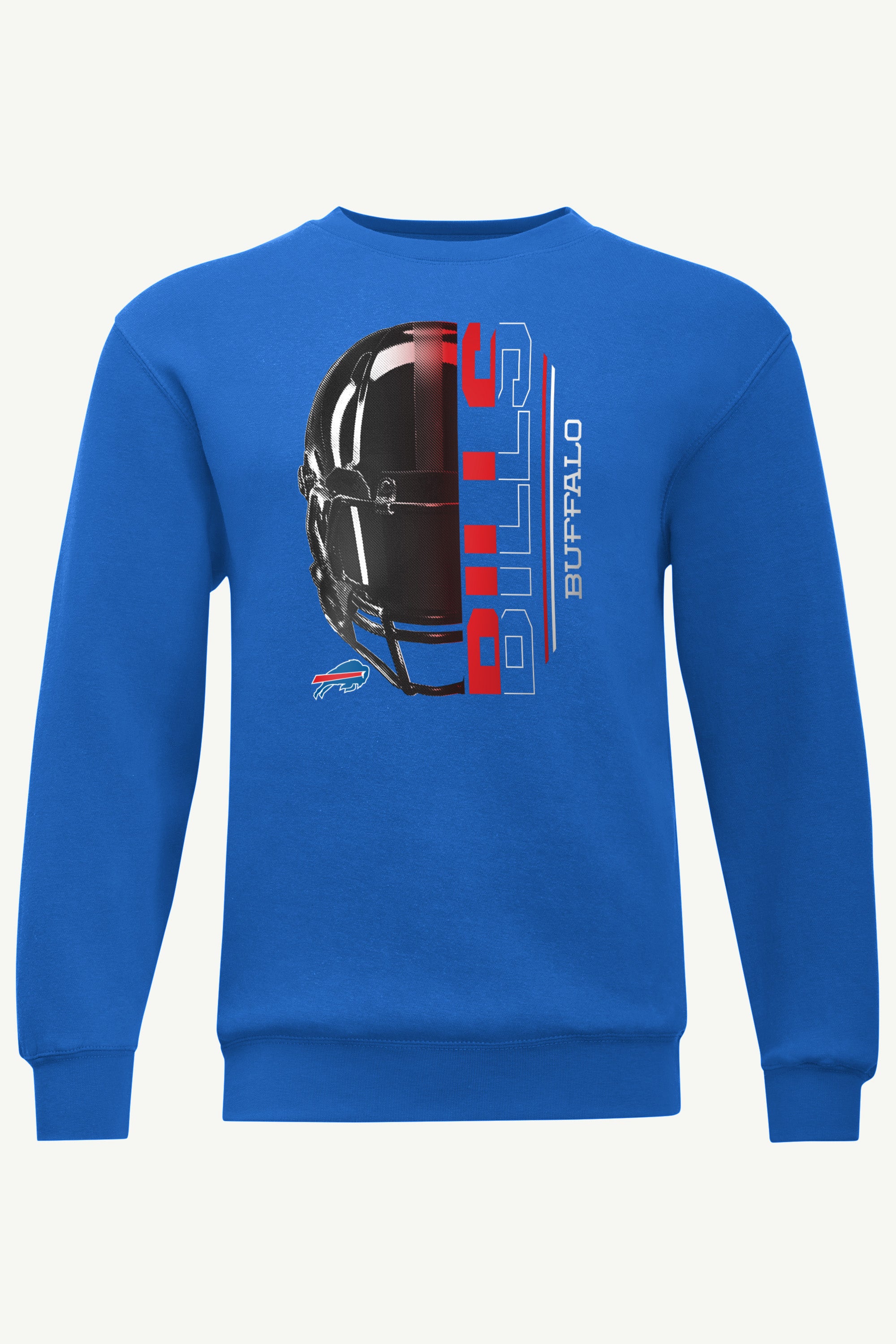 MENS BUFFALO BILLS HALF HELMET SWEATSHIRT View 1 | Buffalo Bills