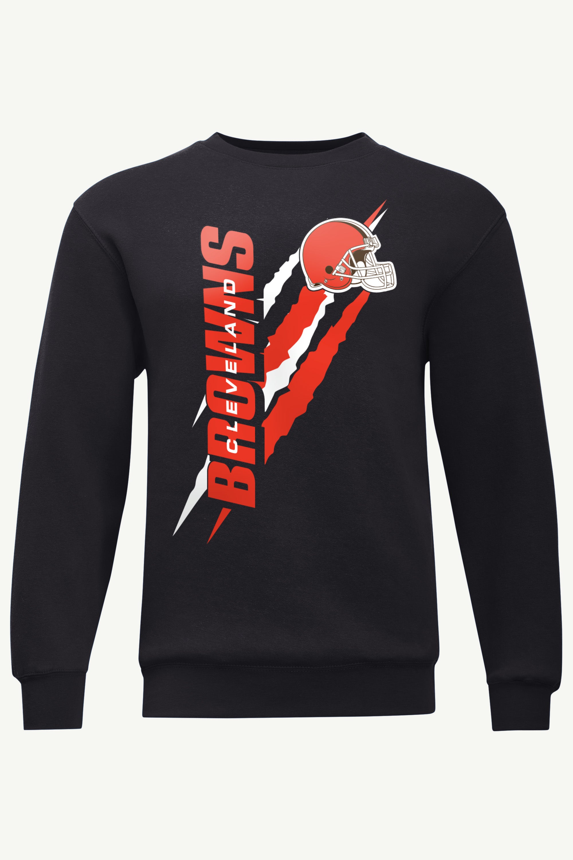 MENS CLEVELAND BROWNS COLOR SCRATCH SWEATSHIRT View 1 | Cleveland Browns MENS CLEVELAND BROWNS COLOR SCRATCH SWEATSHIRT View 1 | Cleveland Browns