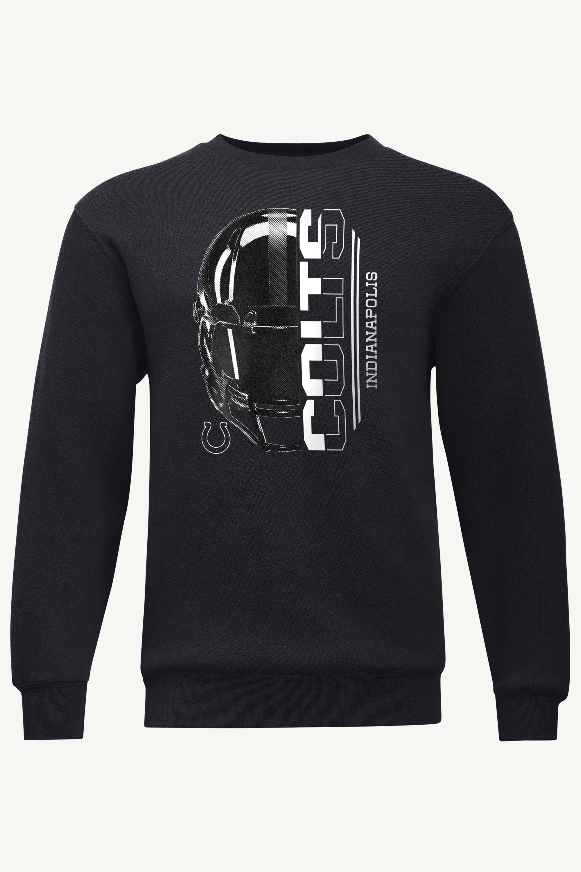 MENS INDIANAPOLIS COLTS HALF HELMET SWEATSHIRT View 1 | Indianapolis Colts