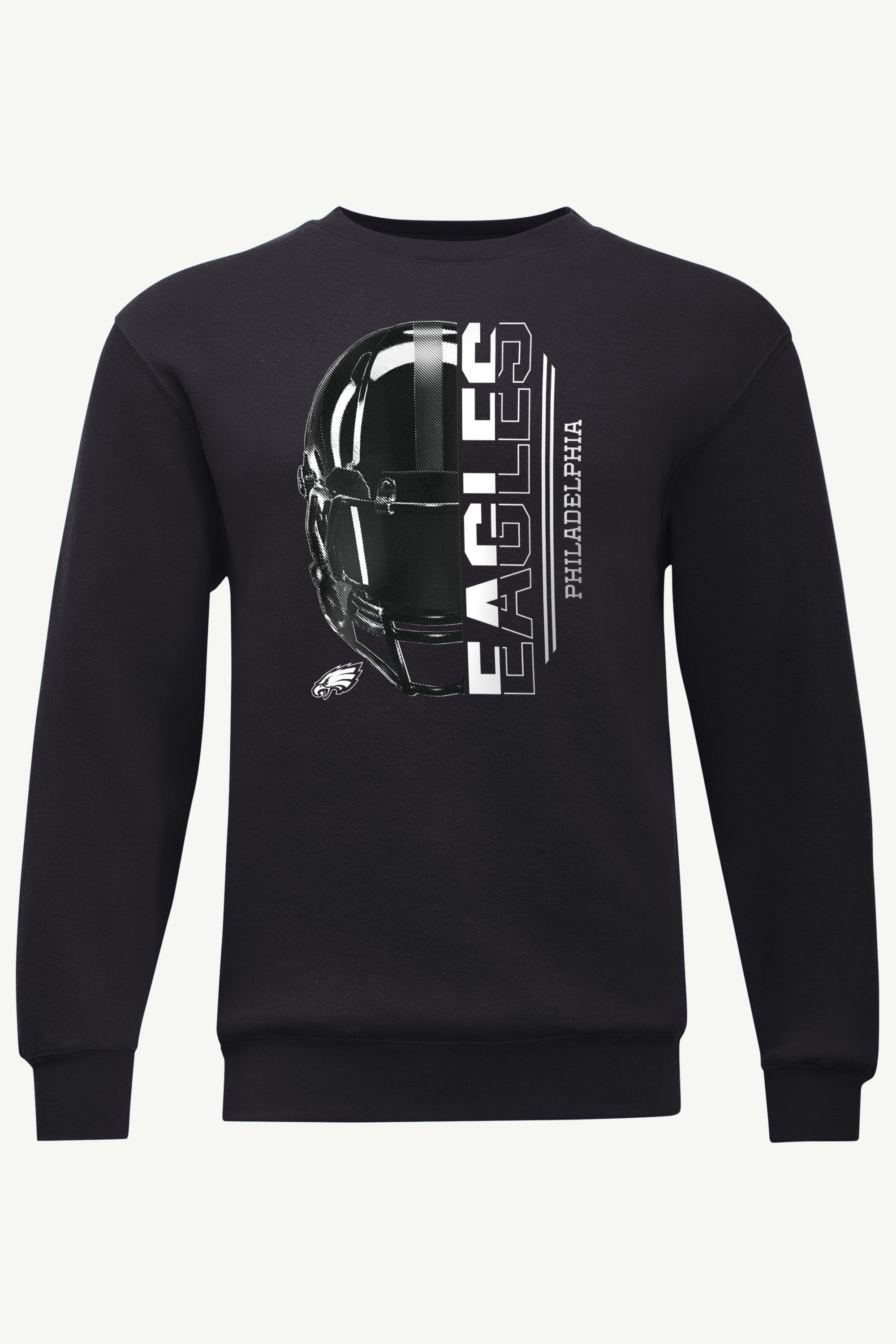 MENS PHILADELPHIA EAGLES HALF HELMET SWEATSHIRT View 1 | Philadelphia Eagles