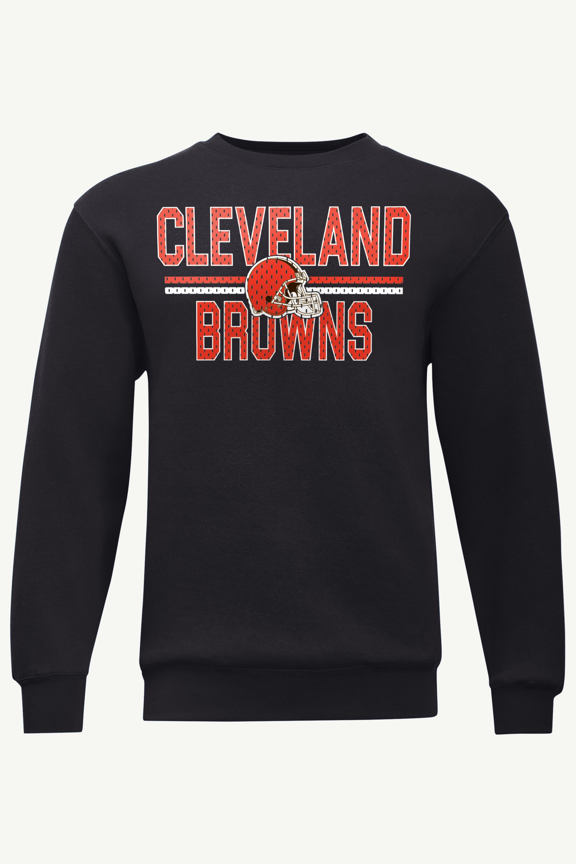 MENS CLEVELAND BROWNS MESH LOOK SWEATSHIRT View 4