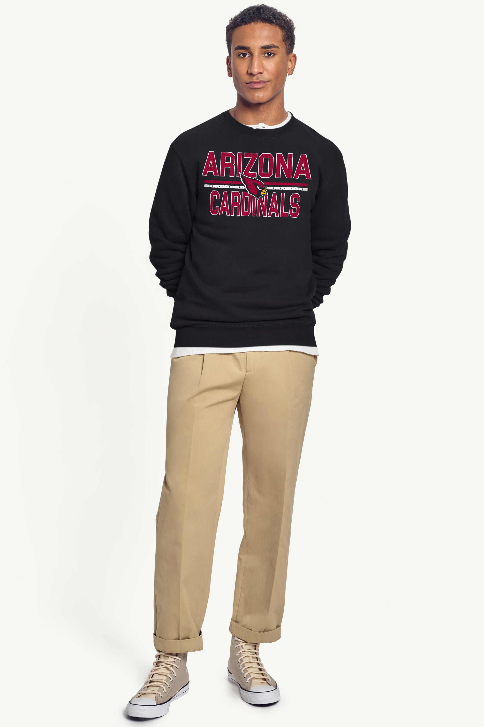 MENS ARIZONA CARDINALS MESH LOOK SWEATSHIRT View 5 | Arizona Cardinals