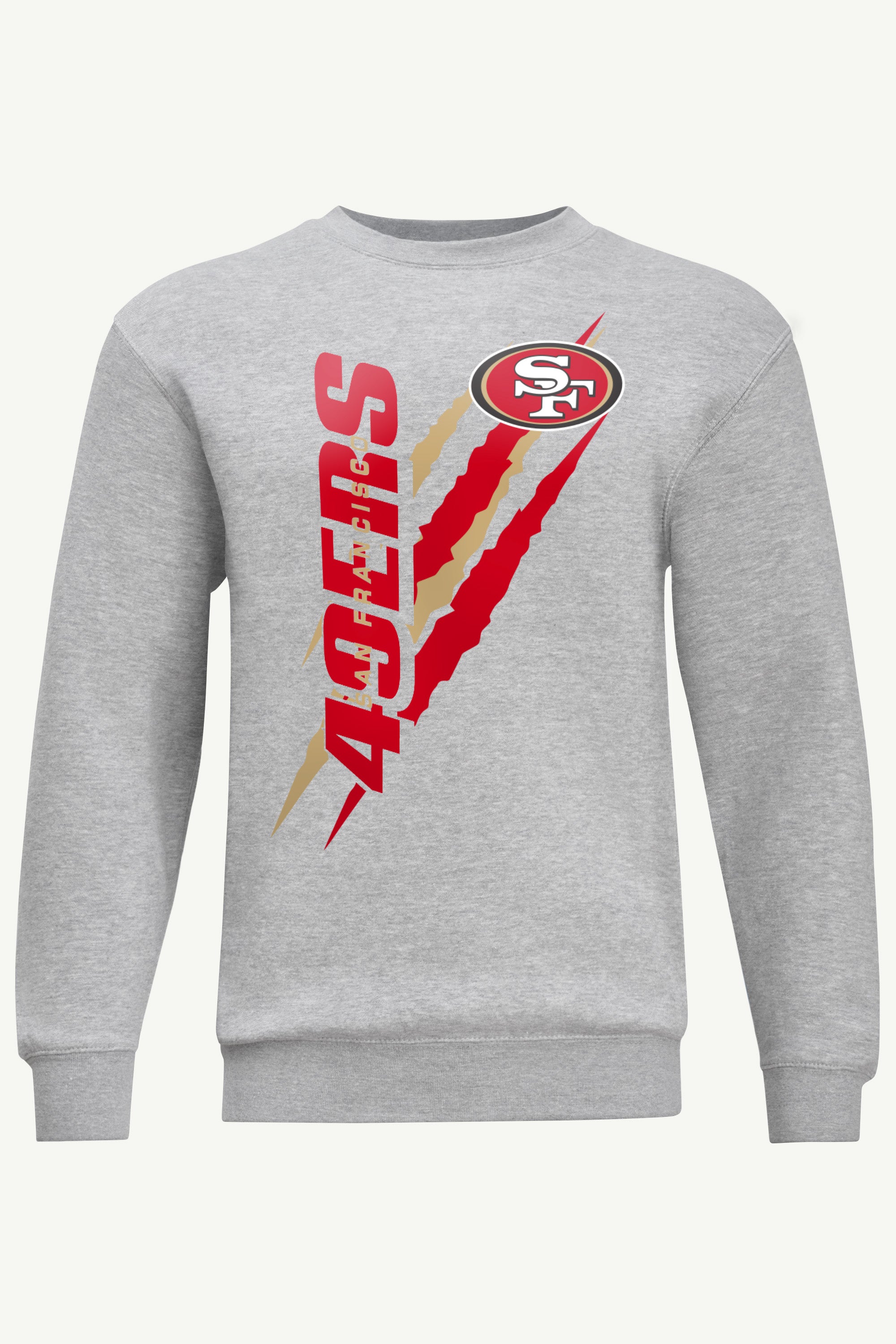 MENS SAN FRANCISCO 49ERS COLOR SCRATCH SWEATSHIRT View 1 | NFL