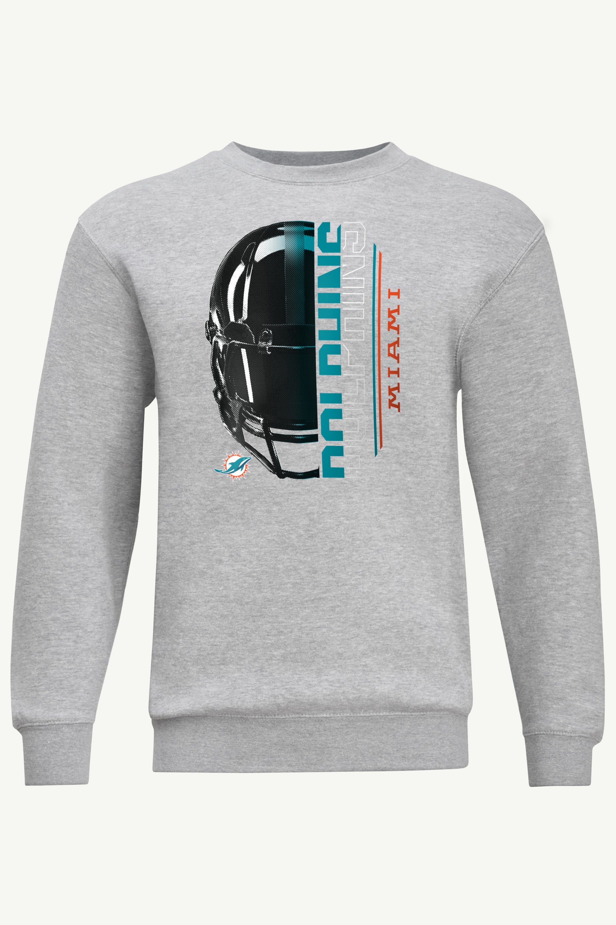 MENS MIAMI DOLPHINS HALF HELMET SWEATSHIRT View 1 | Miami Dolphins