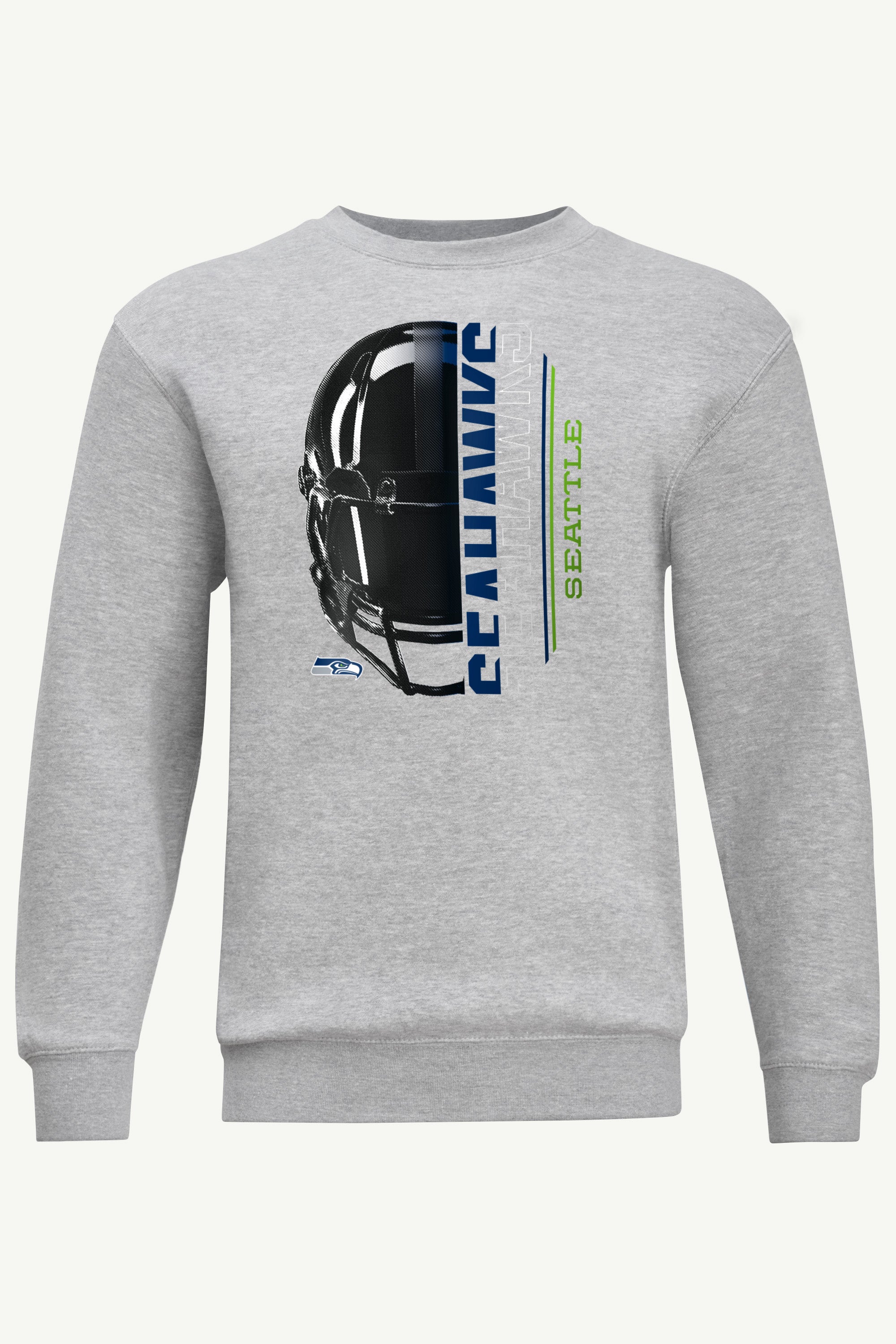 MENS SEATTLE SEAHAWKS HALF HELMET SWEATSHIRT View 1 | Seattle Seahawks