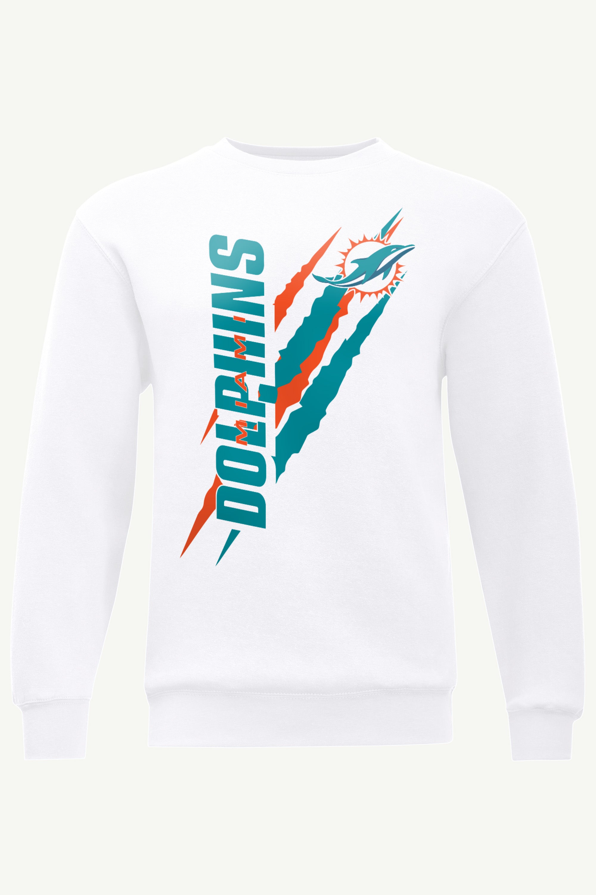 MENS MIAMI DOLPHINS COLOR SCRATCH TEAM LOGO SWEATSHIRT View 1 | Miami Dolphins