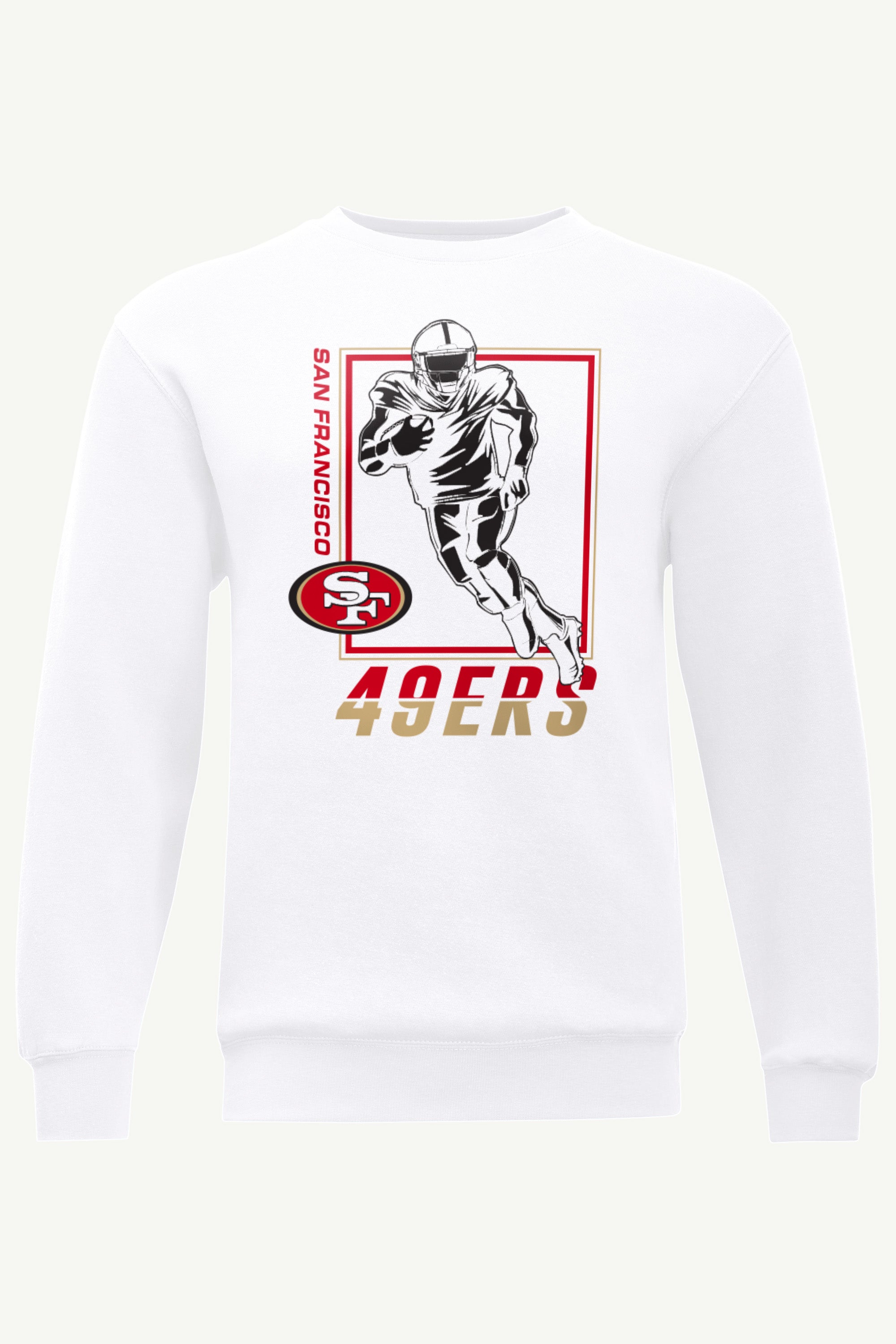 MENS SAN FRANCISCO 49ERs PLAYER GRID SWEATSHIRT View 1 | San Francisco 49ers