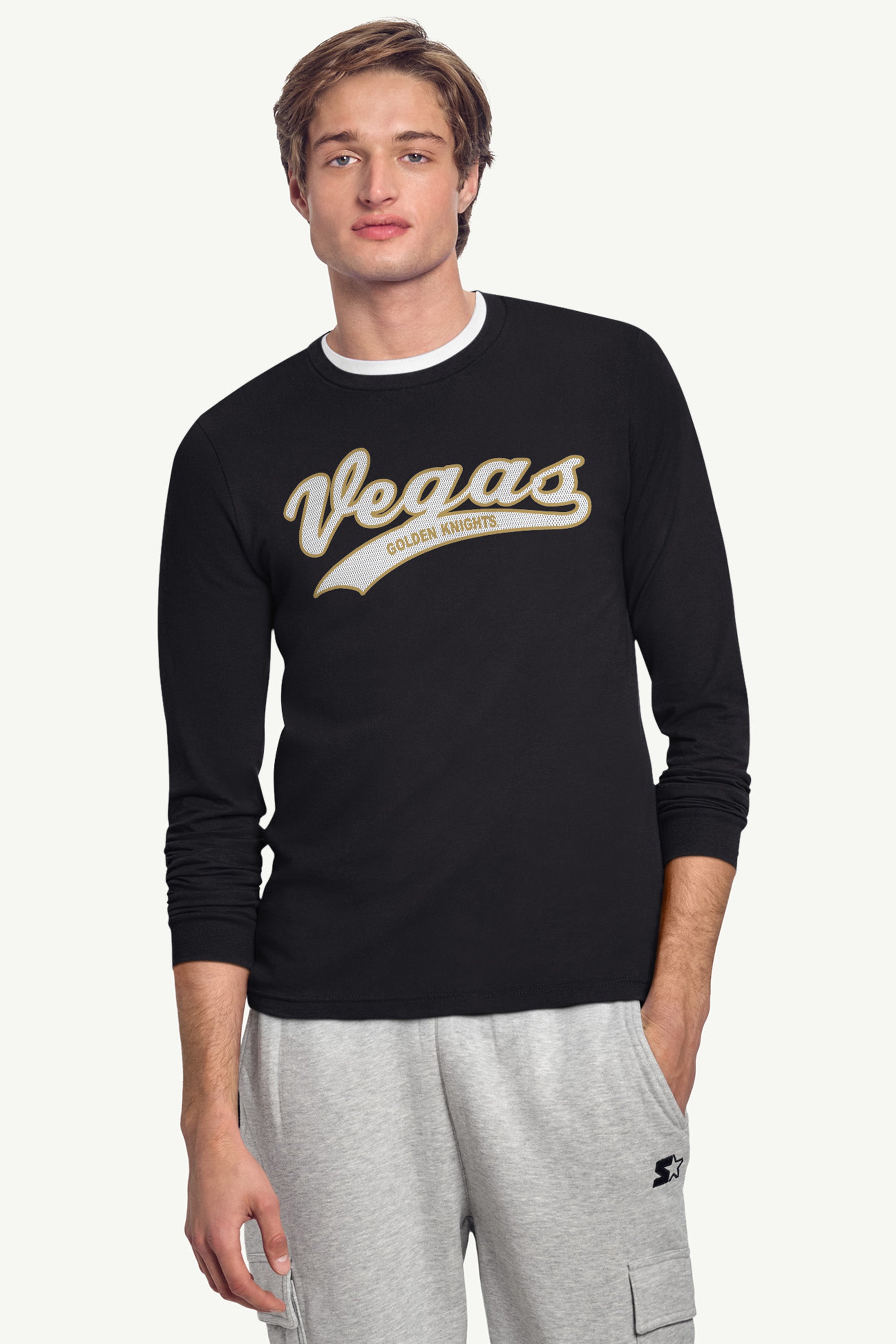 MENS LAS VEGAS GOLDEN KNIGHTS TAILSWEEP LONG SLEEVE T SHIRT View 2 | Men's T-Shirts