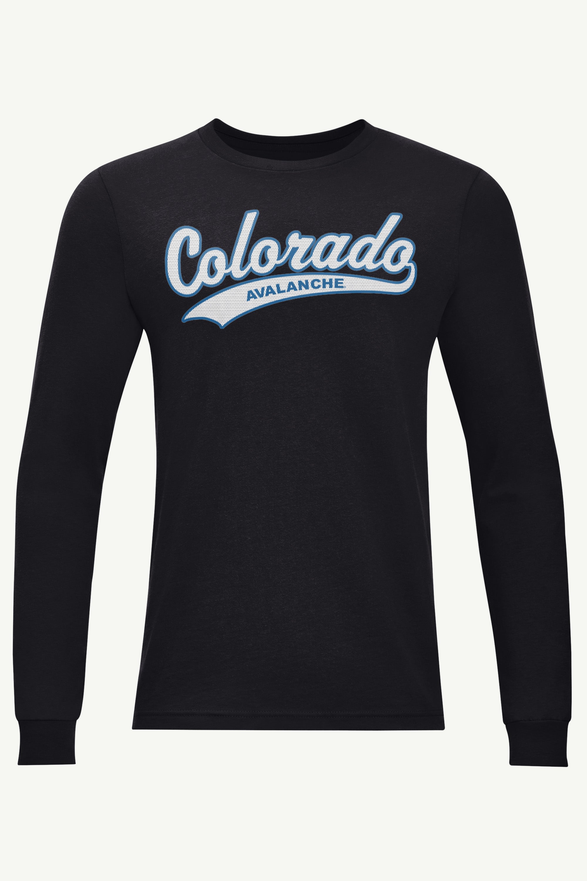 MENS COLORADO AVALANCHE TAILSWEEP LONG SLEEVE T SHIRT View 1 | Colorado Avalanche