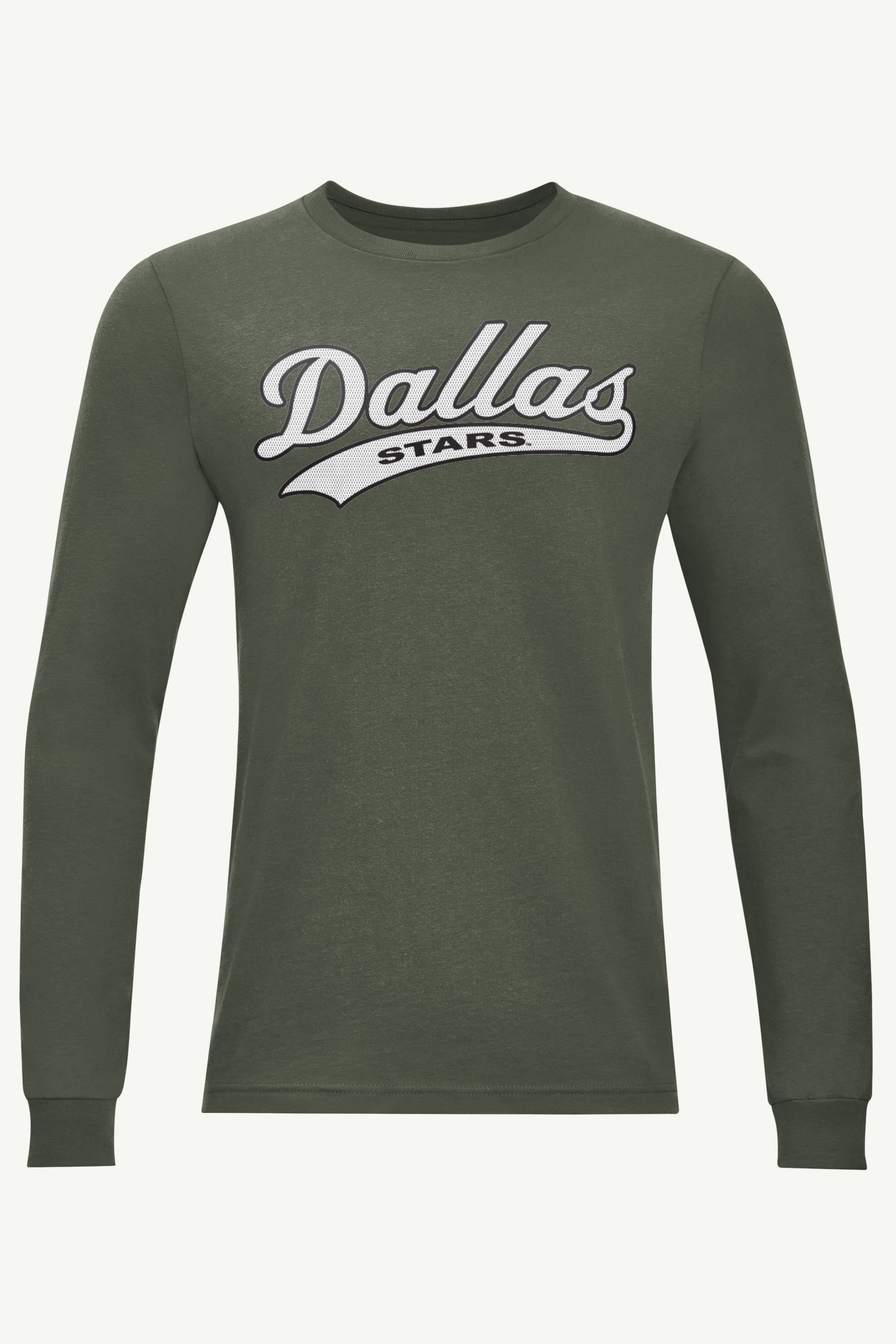 MENS DALLAS STARS TAILSWEEP LONG SLEEVE T SHIRT View 1 | Men's T-Shirts