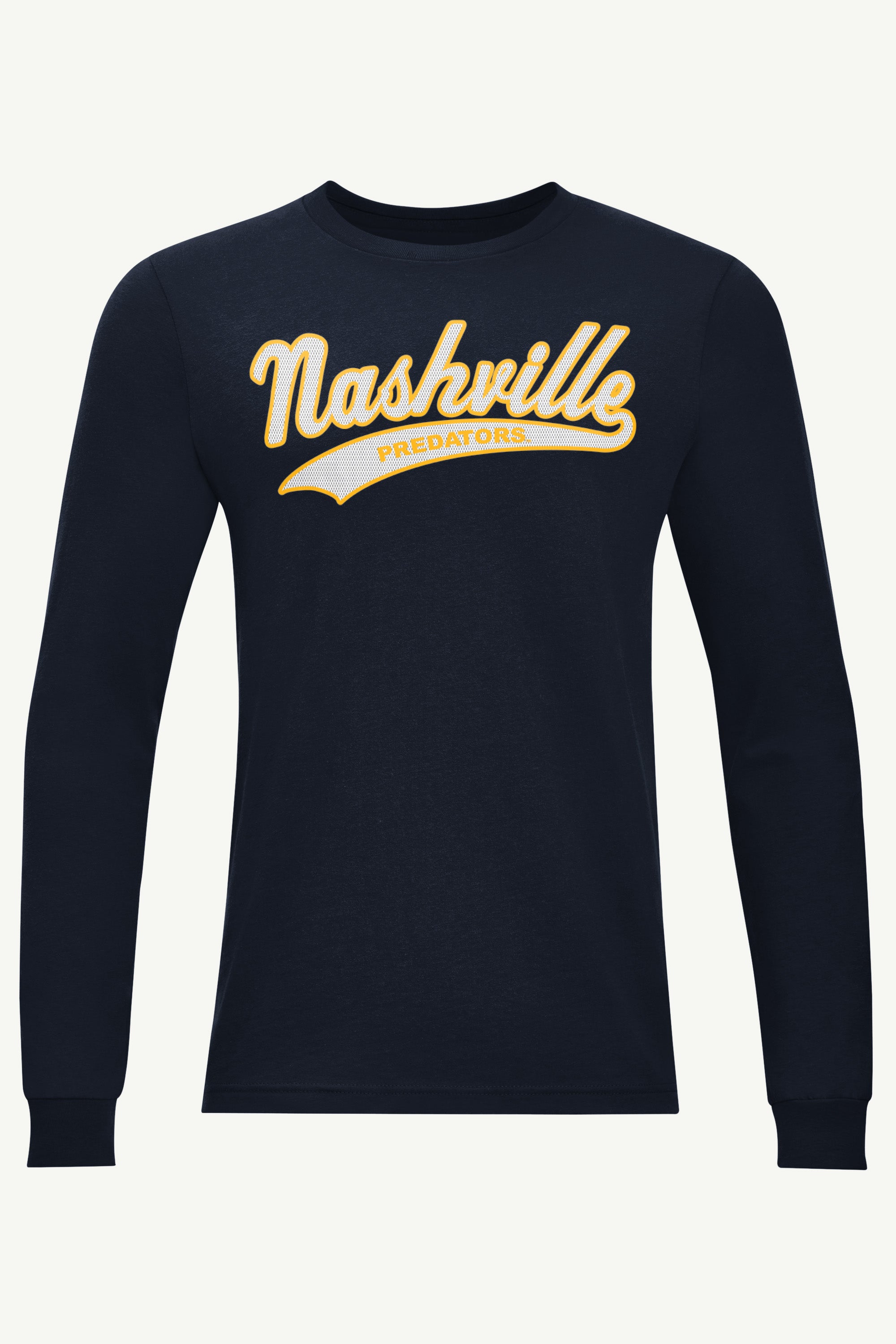 MENS NASHVILLE PREDATORS TAILSWEEP LONG SLEEVE T SHIRT View 1 | Nashville Predators