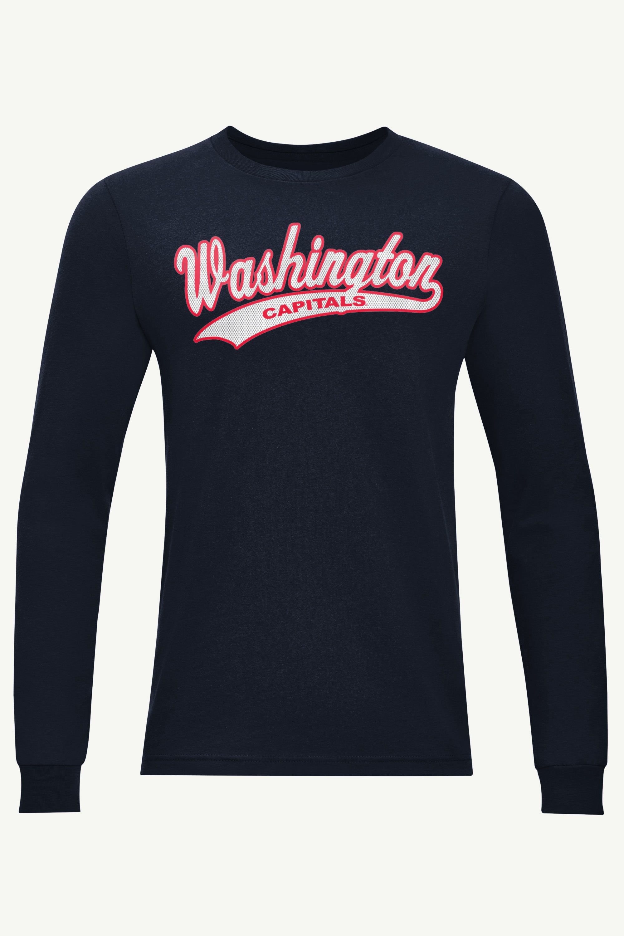 MENS WASHINGTON CAPITALS TAILSWEEP LONG SLEEVE T SHIRT View 1 | Washington Capitals