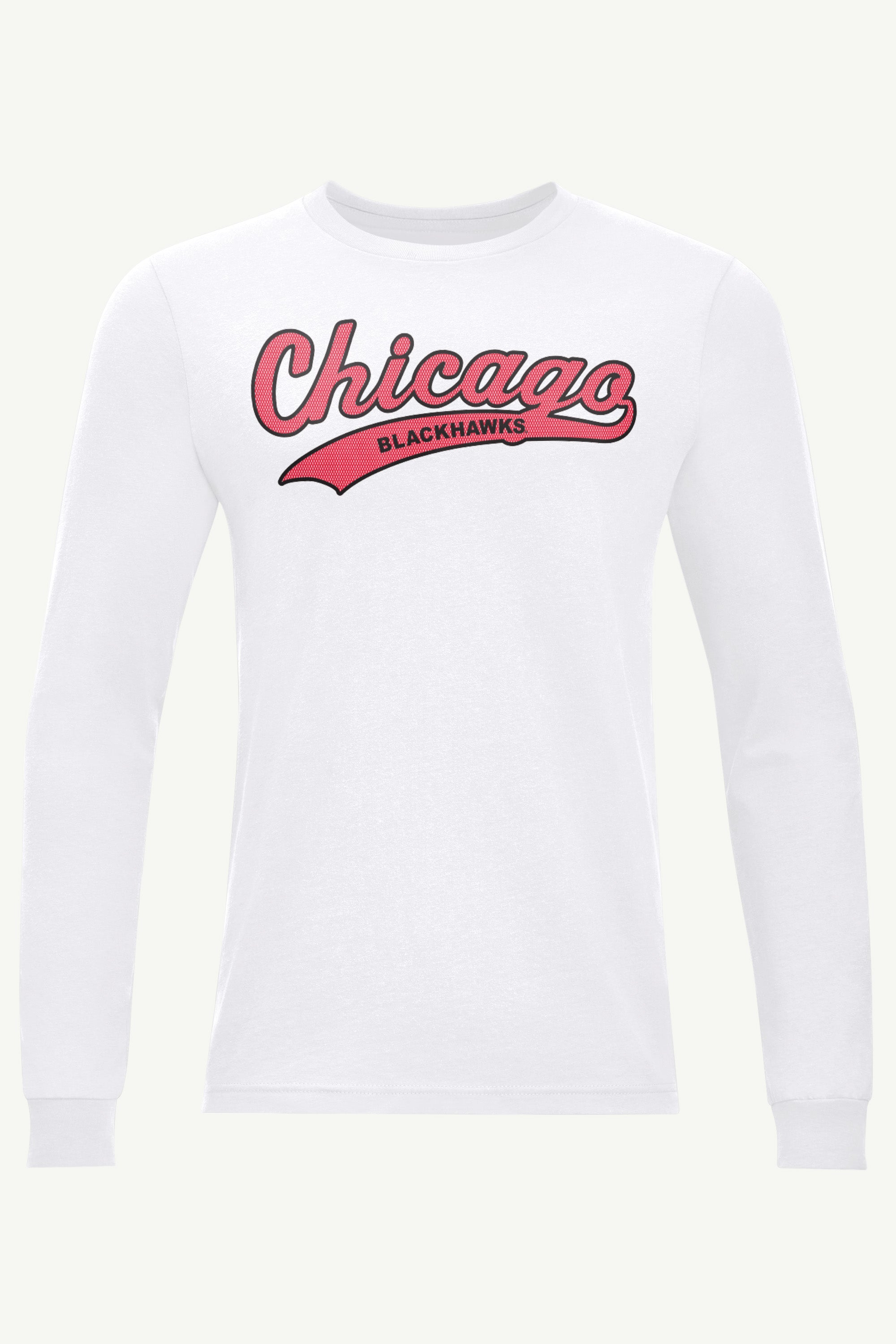 MENS CHICAGO BLACKHAWKS TAILSWEEP LONG SLEEVE T SHIRT View 1 | Men's T-Shirts