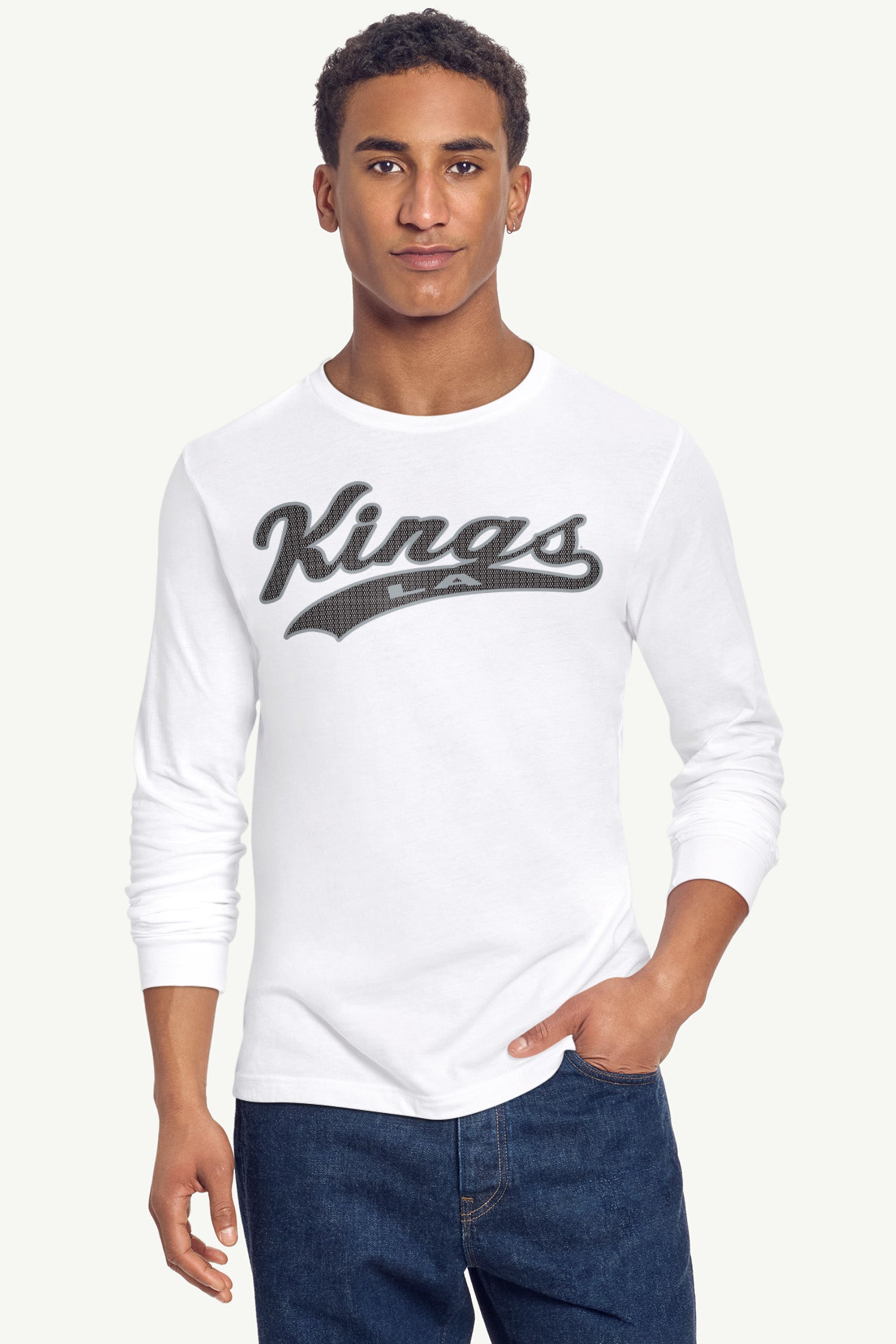 MENS LOS ANGELES KINGS TAILSWEEP LONG SLEEVE T SHIRT View 4 | Men's T-Shirts