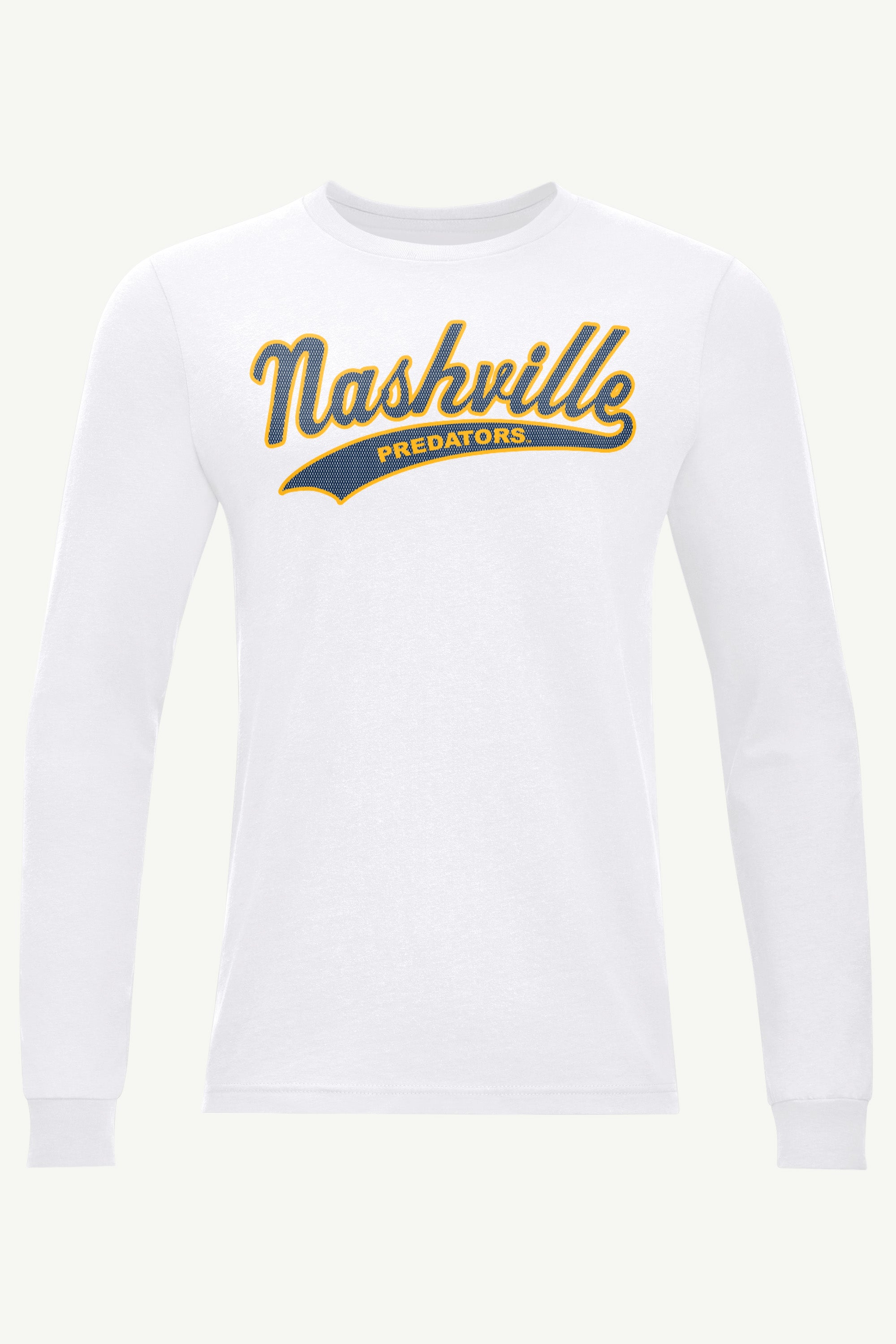 MENS NASHVILLE PREDATORS TAILSWEEP LONG SLEEVE T SHIRT View 1 | Nashville Predators