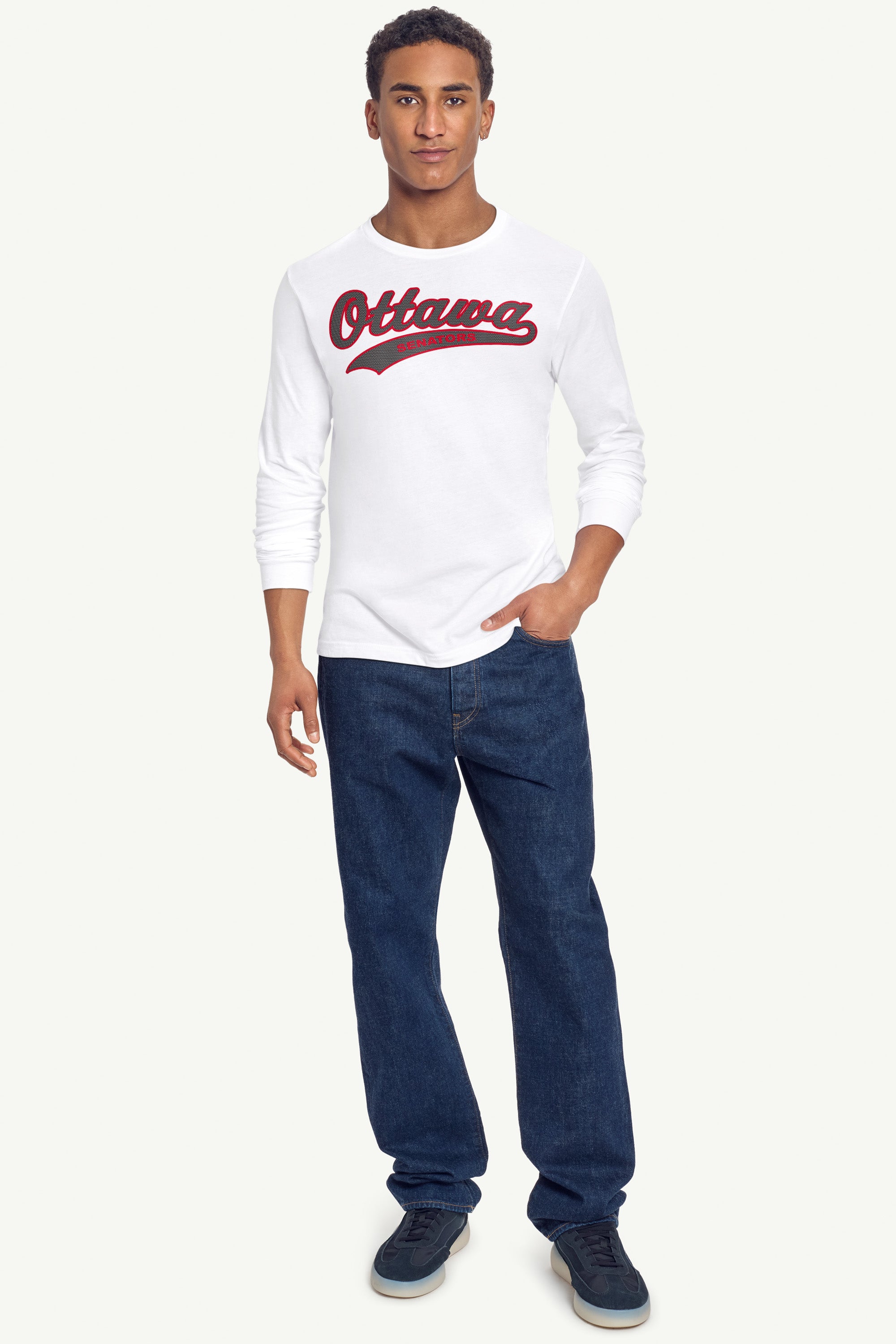 MENS OTTAWA SENATORS TAILSWEEP LONG SLEEVE T SHIRT View 4 | Men's T-Shirts