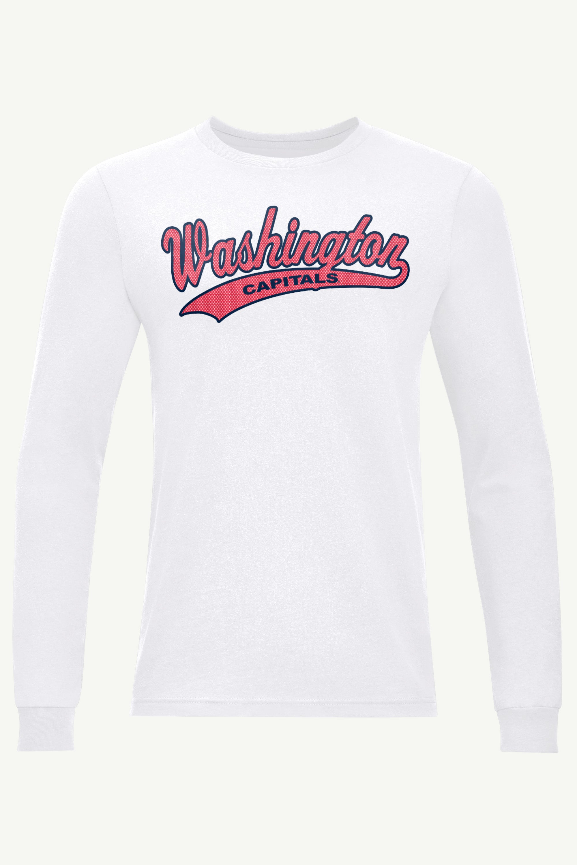 MENS WASHINGTON CAPITALS TAILSWEEP LONG SLEEVE T SHIRT View 1 | Washington Capitals