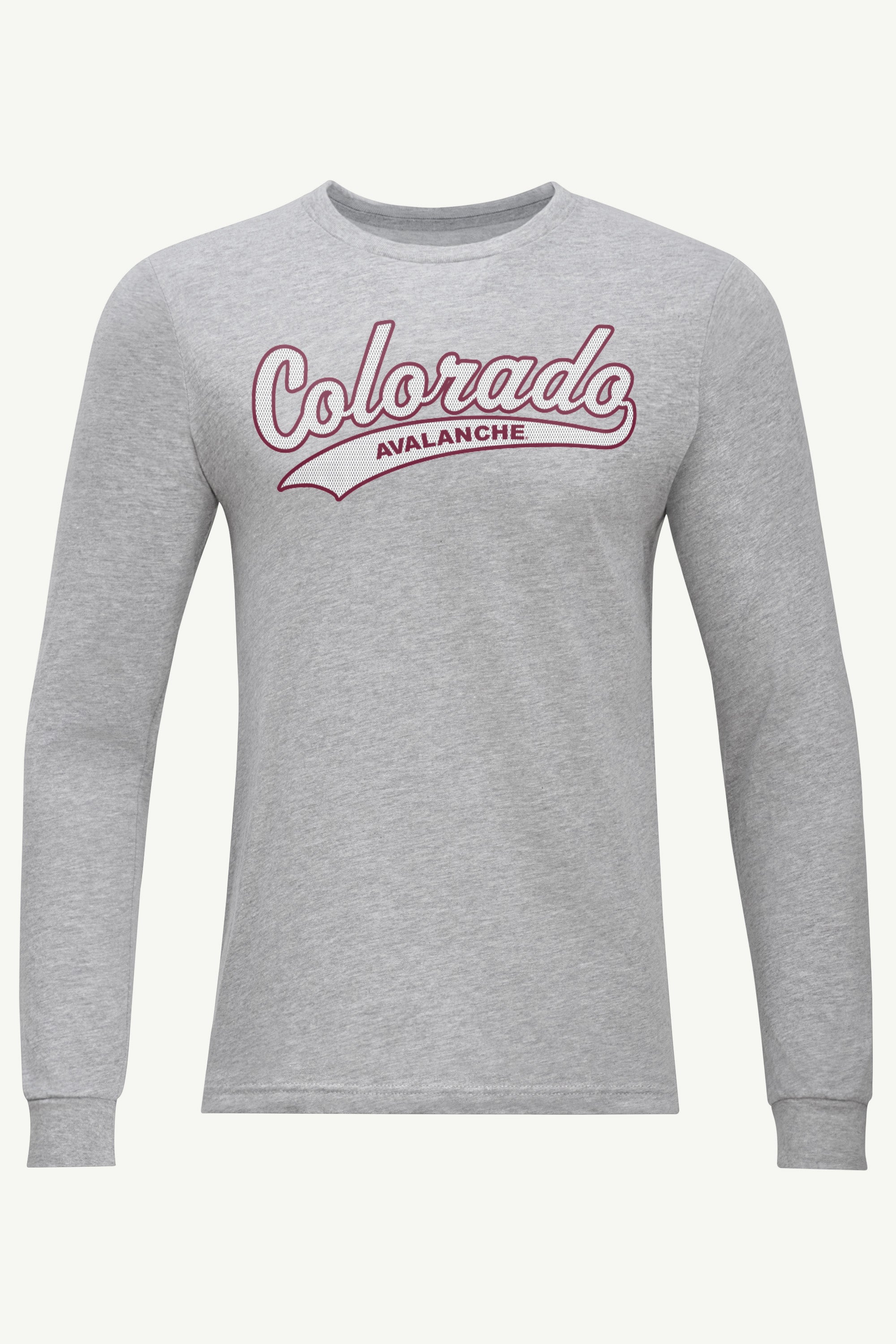 MENS COLORADO AVALANCHE TAILSWEEP LONG SLEEVE T SHIRT View 1 | Colorado Avalanche