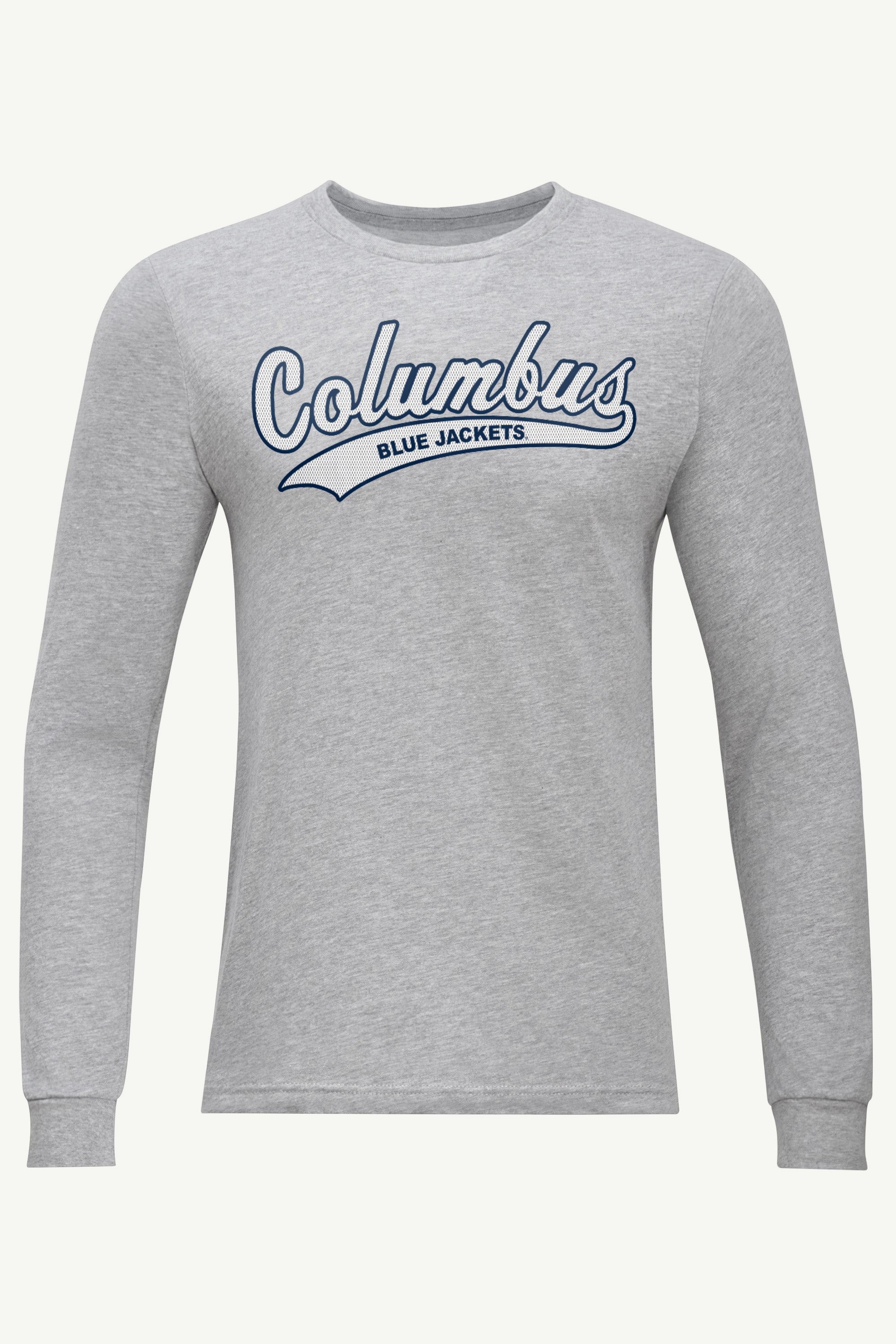 MENS COLUMBUS BLUE JACKETS TAILSWEEP LONG SLEEVE T SHIRT View 1 | Columbus Blue Jackets