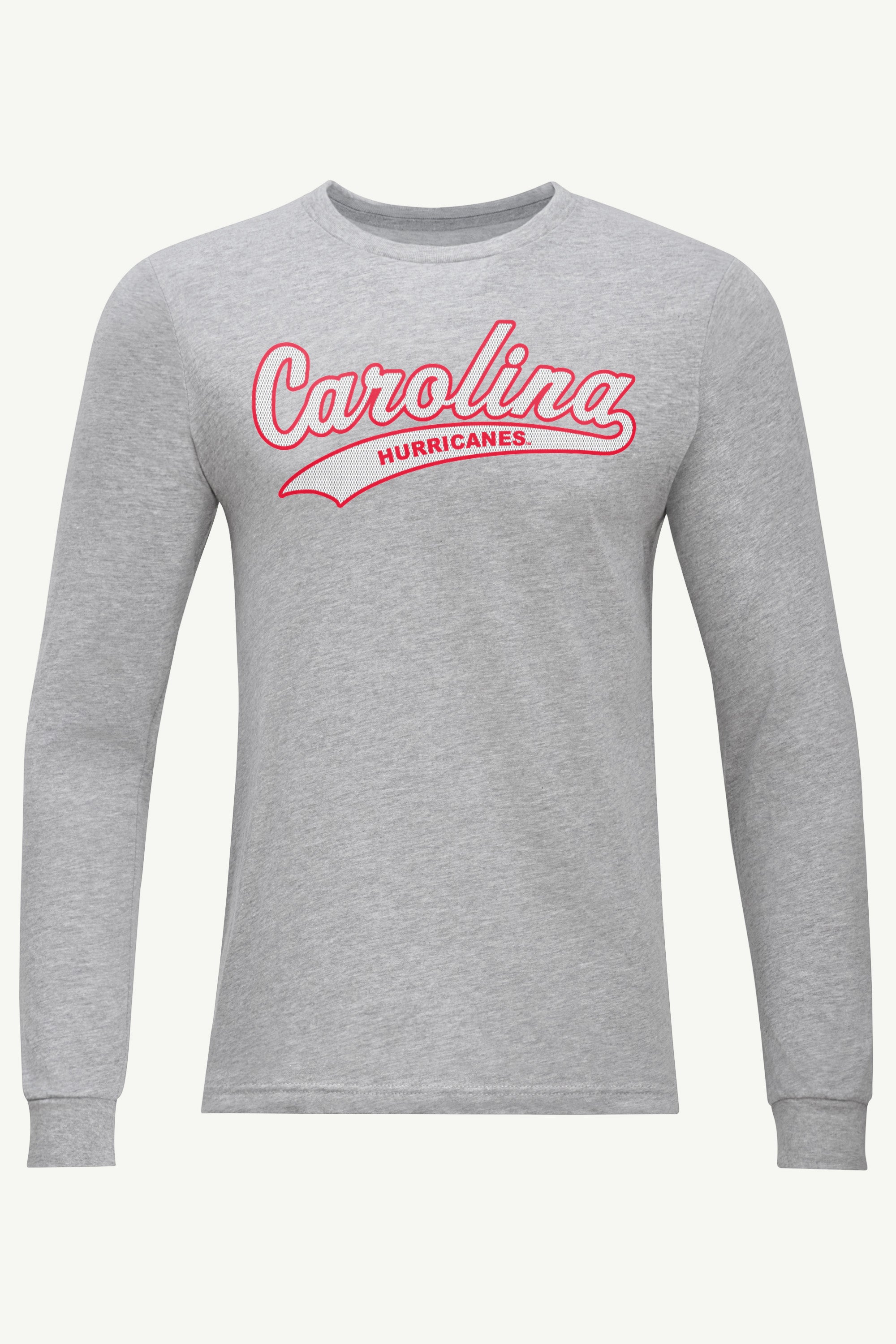 MENS CAROLINA HURRICANES TAILSWEEP LONG SLEEVE T SHIRT View 1 | Carolina Hurricanes