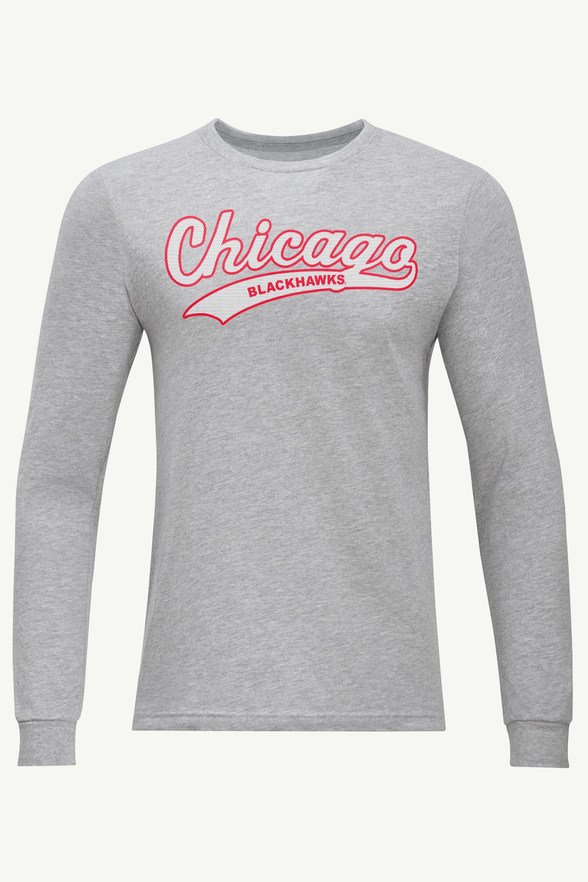 MENS CHICAGO BLACKHAWKS TAILSWEEP LONG SLEEVE T SHIRT View 1 | Men's T-Shirts