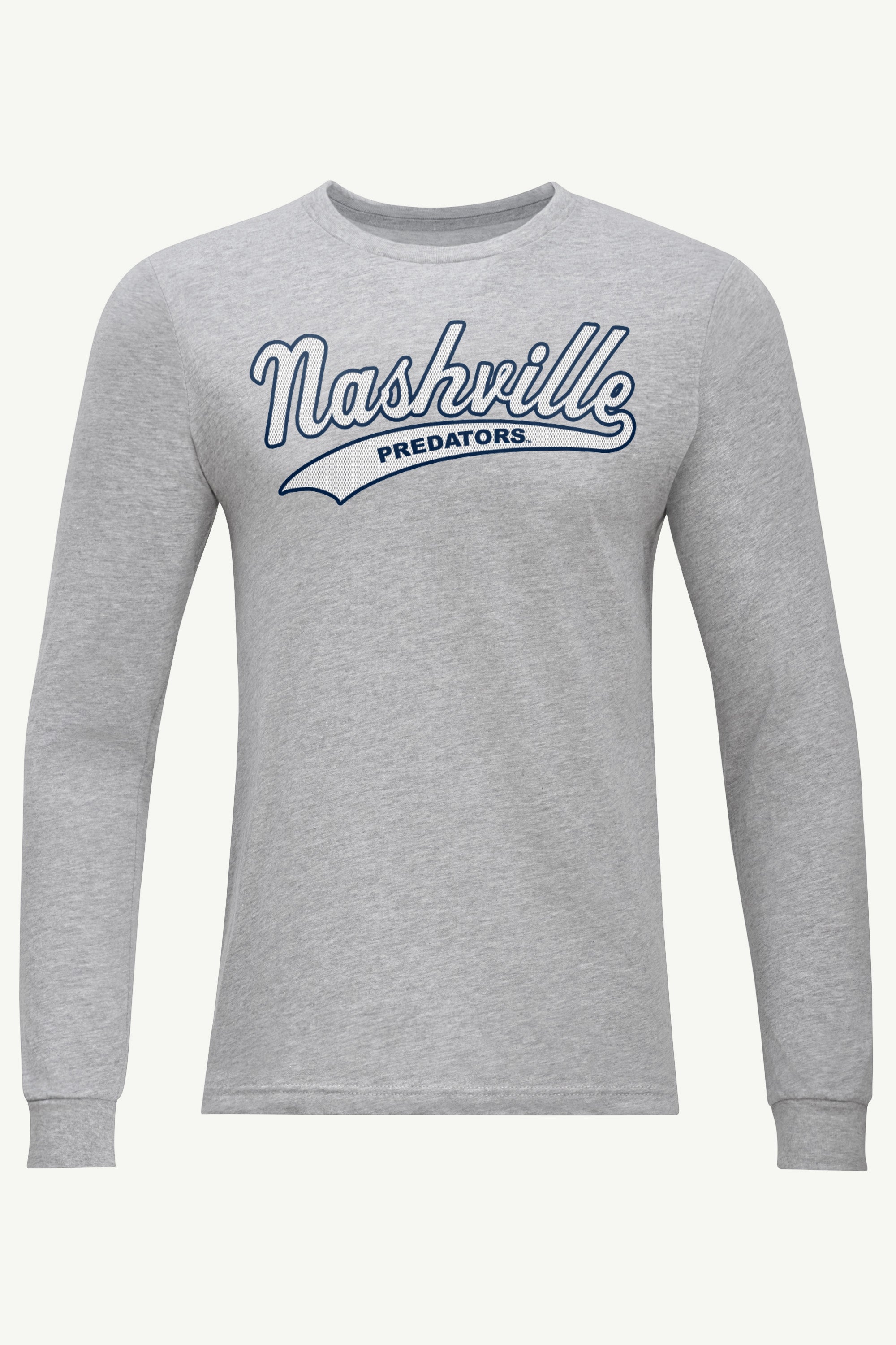 MENS NASHVILLE PREDATORS TAILSWEEP LONG SLEEVE T SHIRT View 1 | Nashville Predators